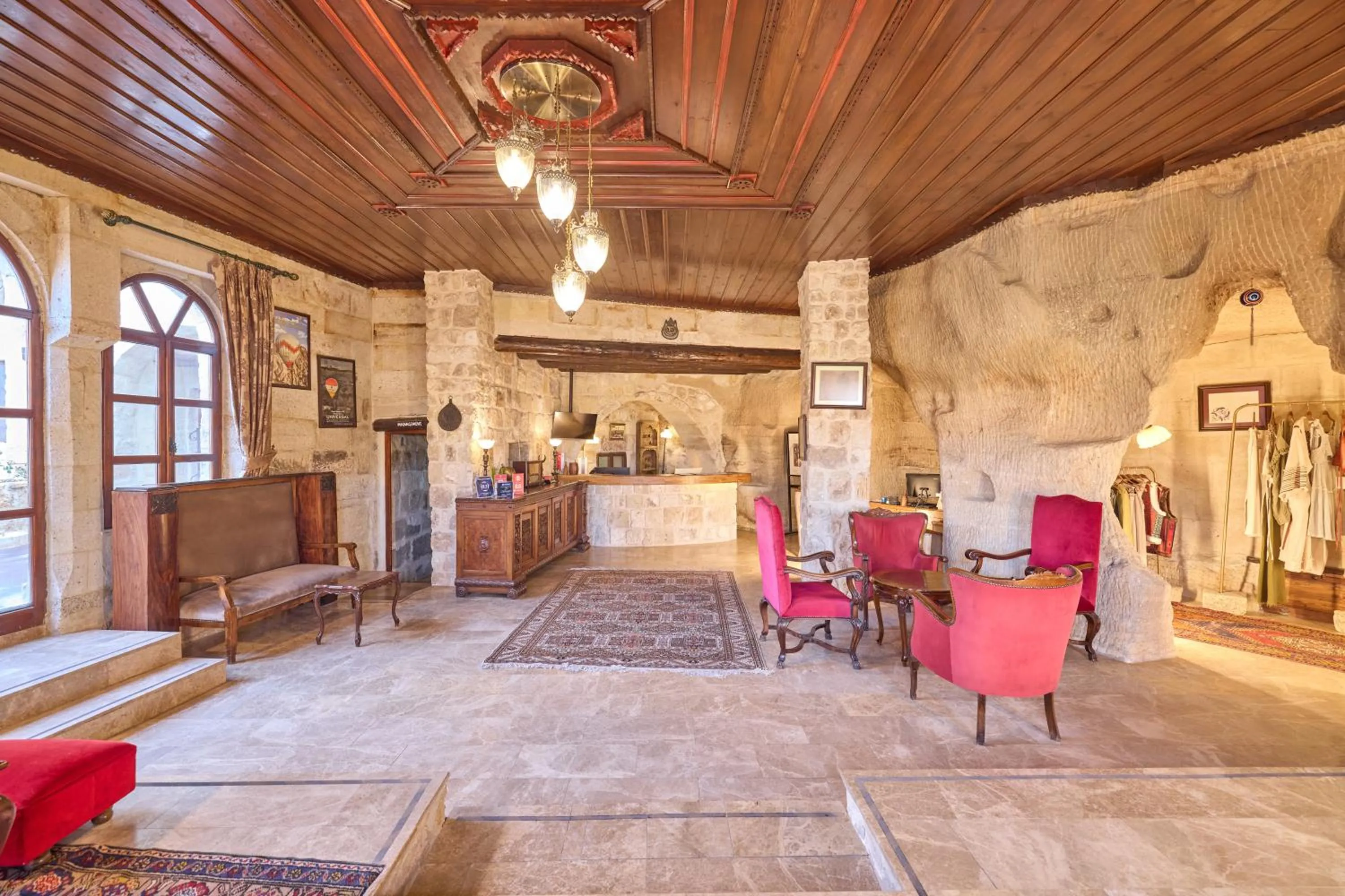 Lobby or reception in Mithra Cave Cappadocia