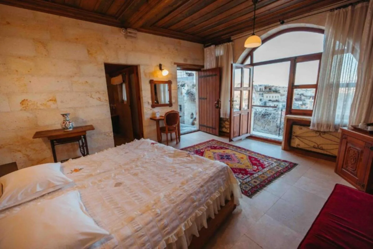 View (from property/room), Bed in Mithra Cave Cappadocia