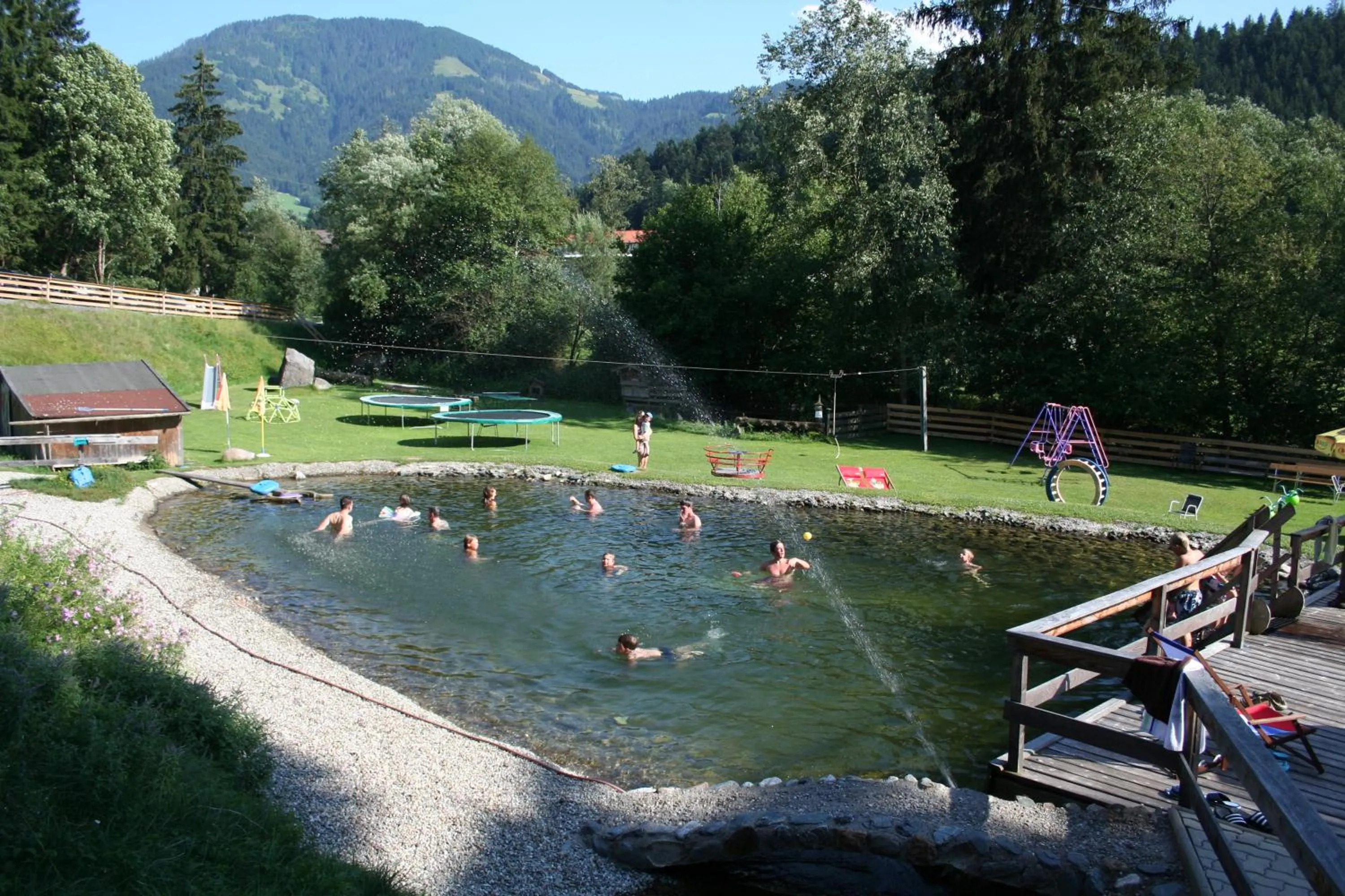 Swimming pool in Hotel Berghof