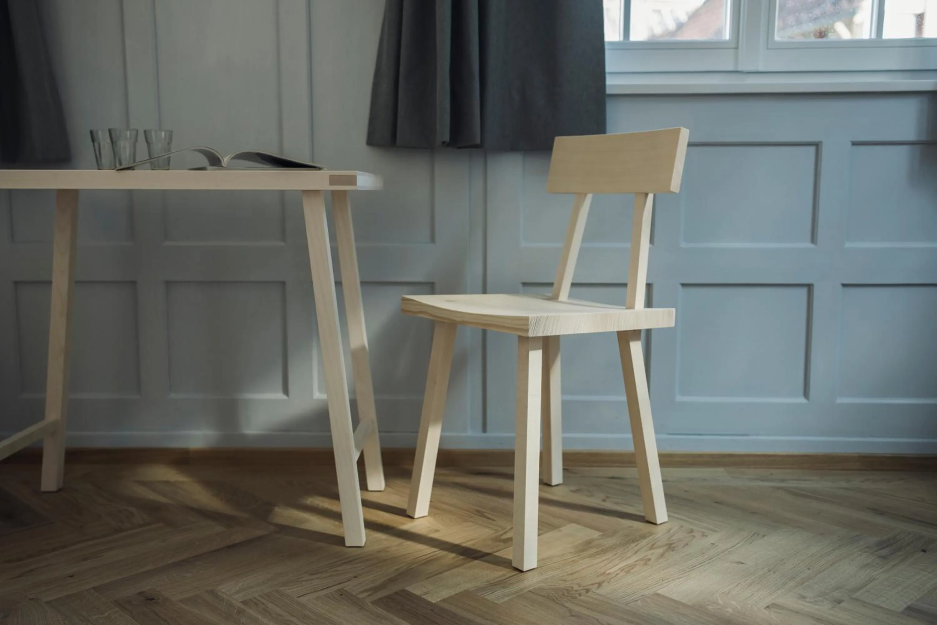 Seating area in Krone Hard - self check-in