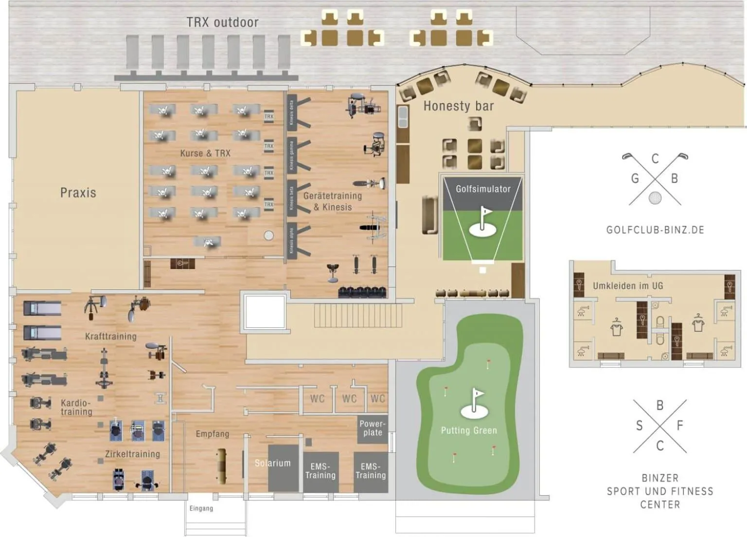 Fitness centre/facilities in Hotel Meersinn - Binz