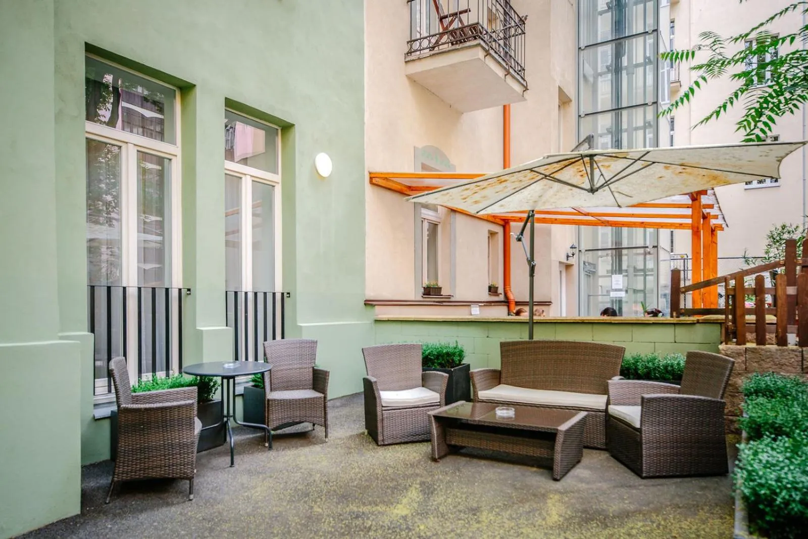 Seating area in Hotel NOIR