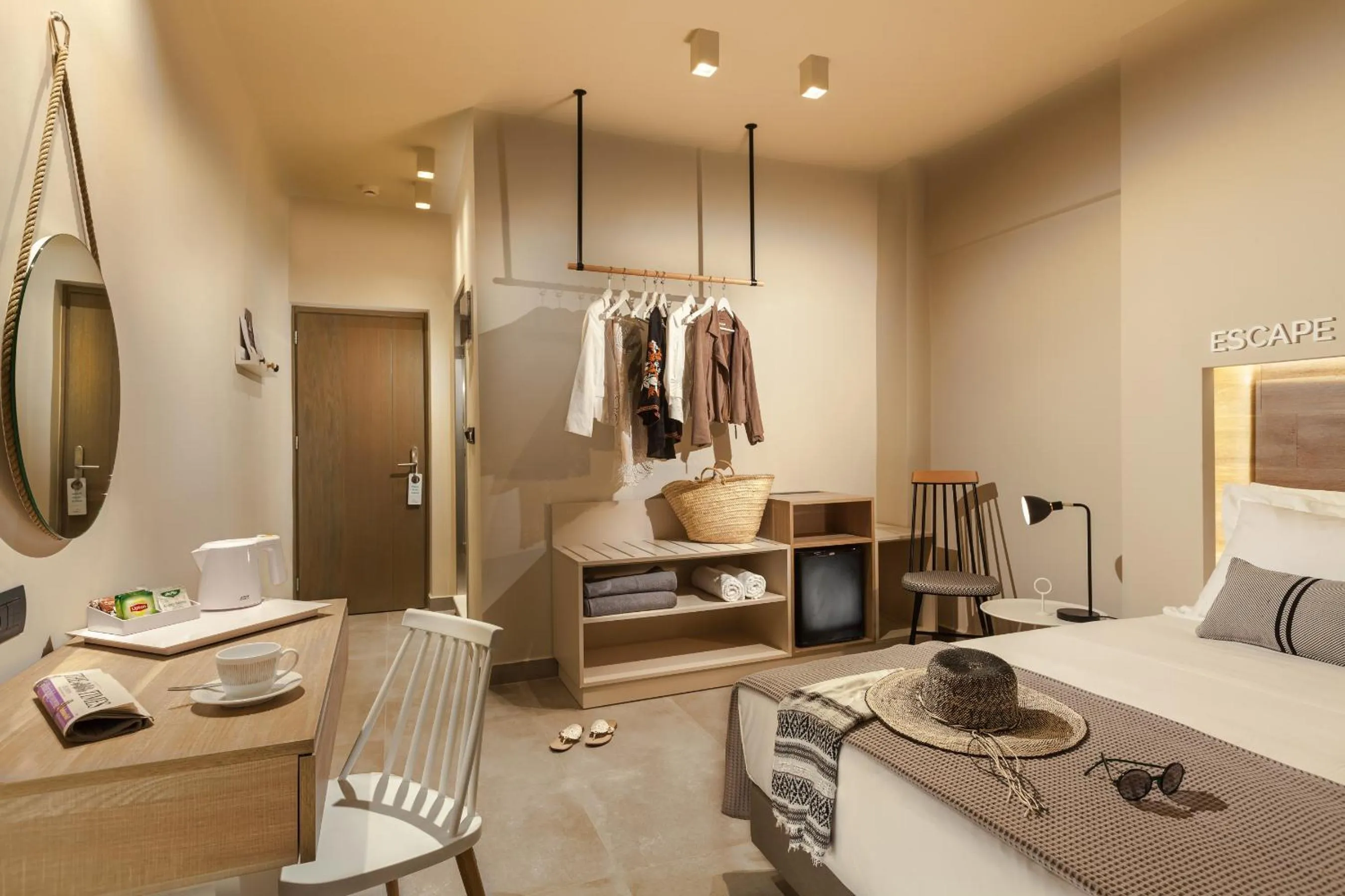 Bedroom, Bed in Carian Hotel