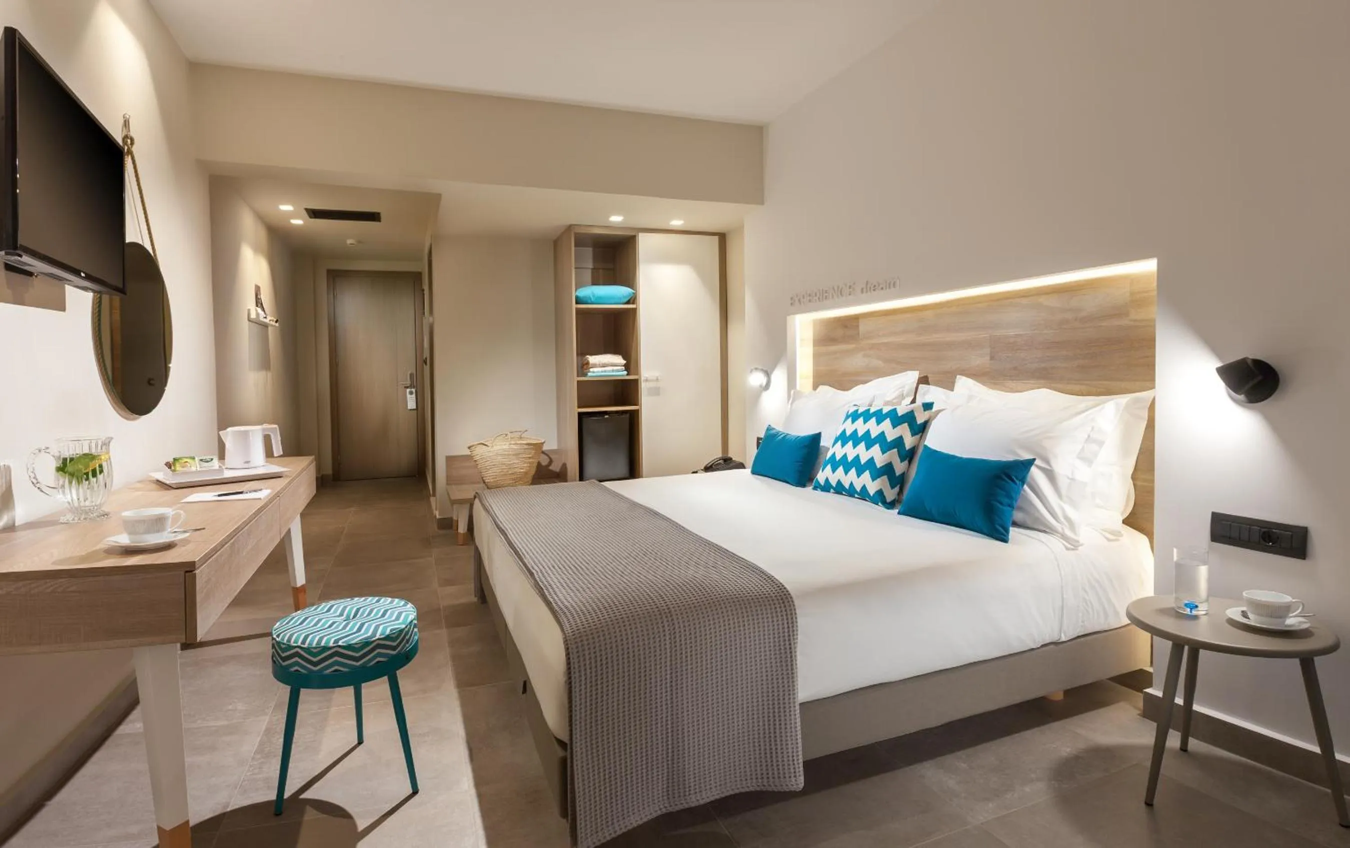 Bedroom, Bed in Carian Hotel