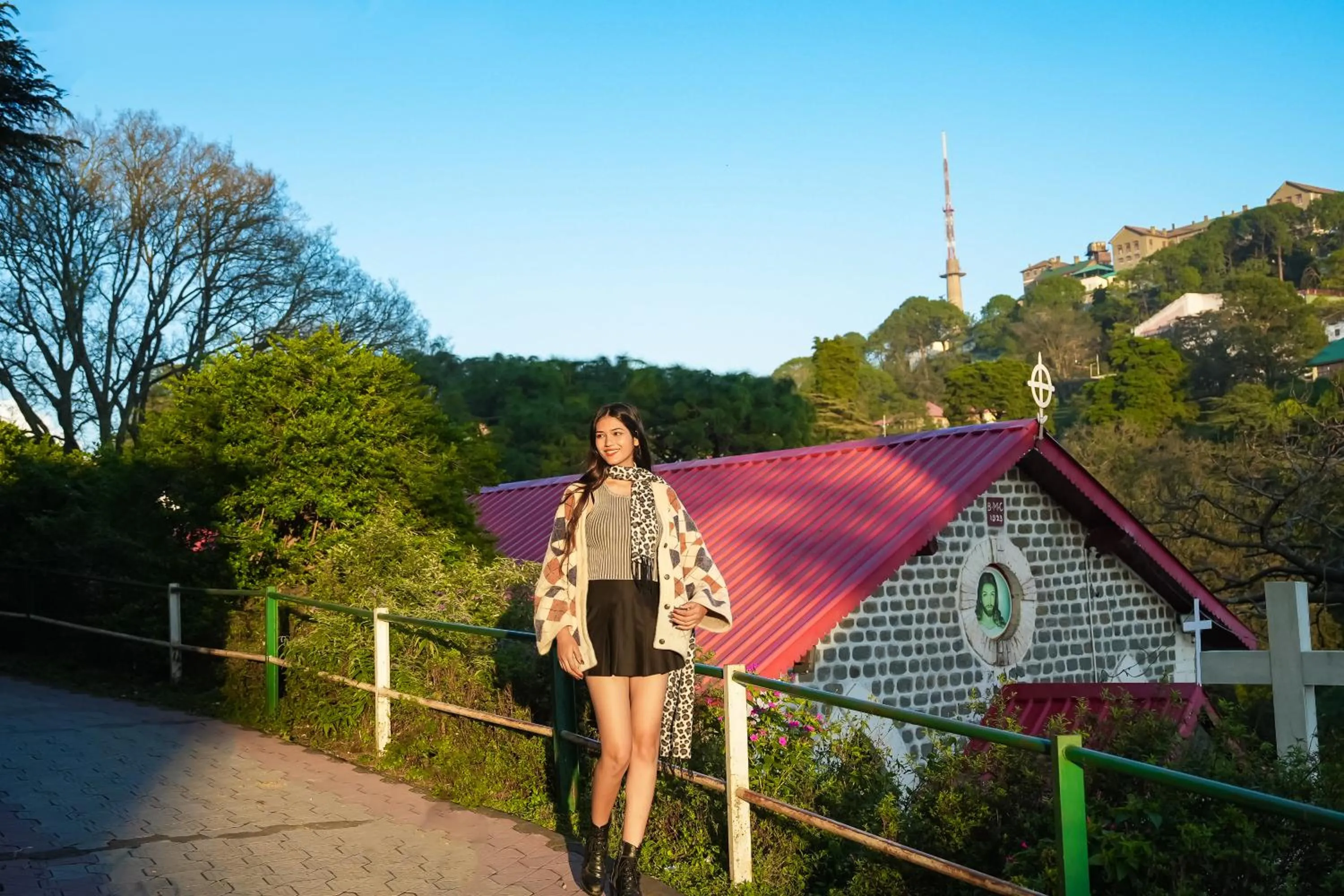 Natural landscape in Kasauli Hills Resort