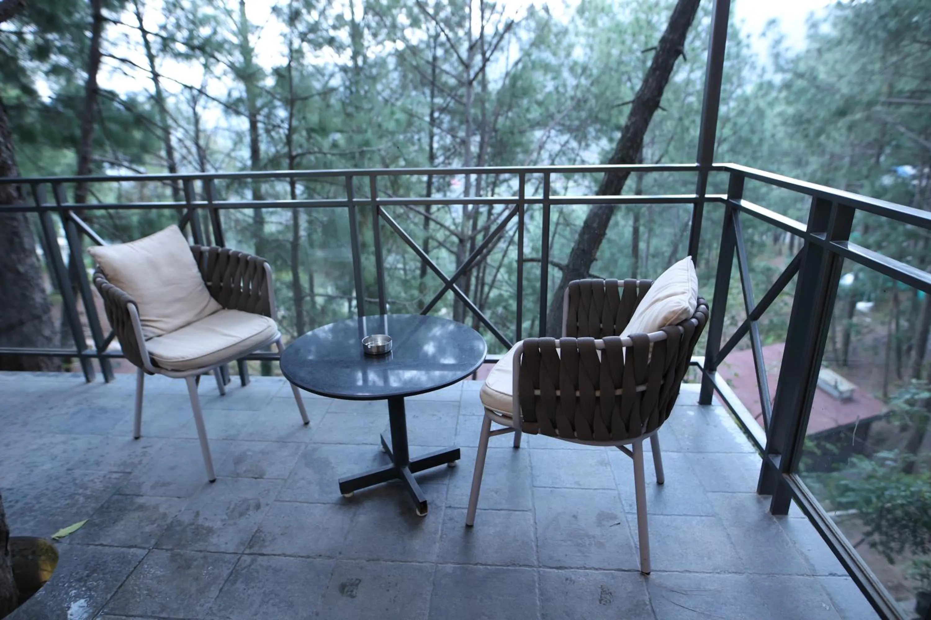 Balcony/Terrace in Kasauli Hills Resort