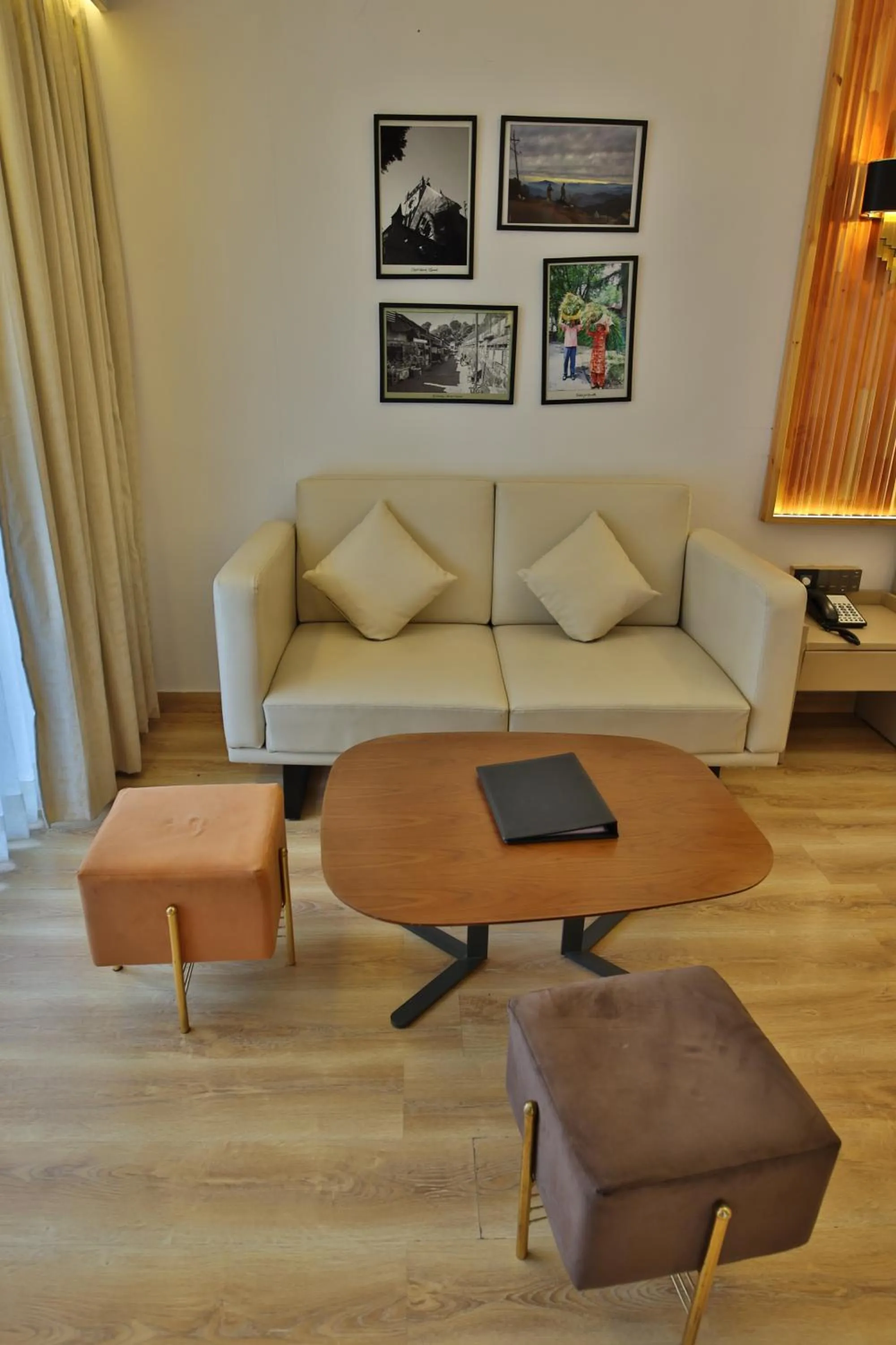 Seating area in Kasauli Hills Resort