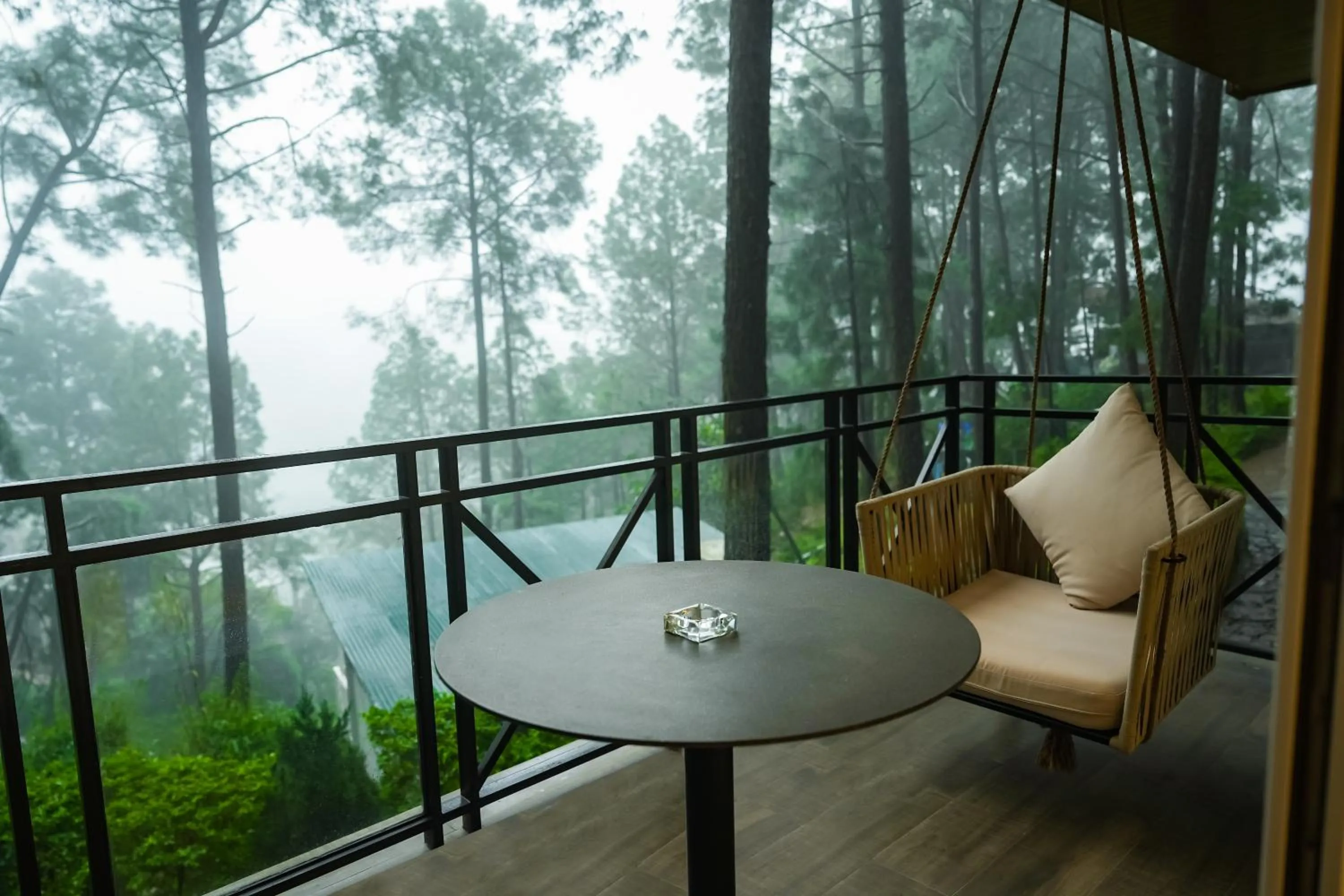 Balcony/Terrace in Kasauli Hills Resort