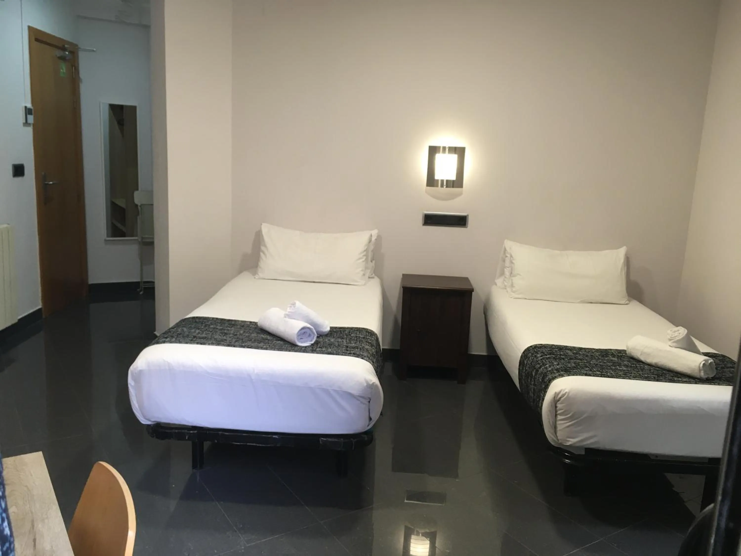 Bed in Hostal Levante Barcelona