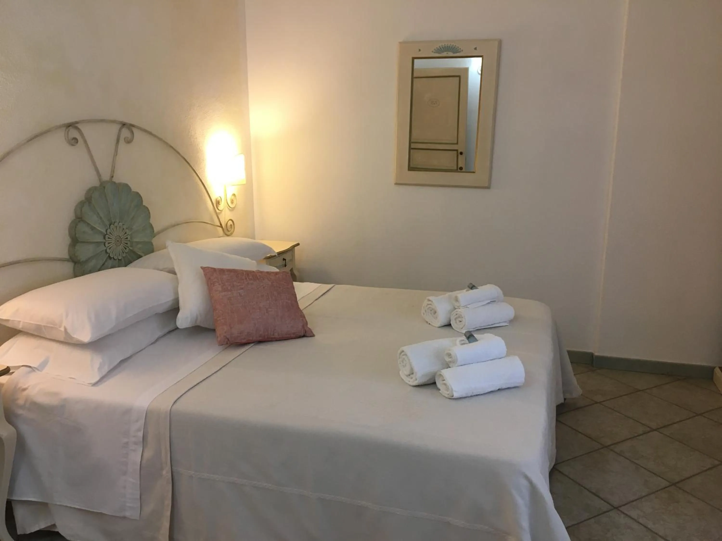 Bed in Hotel Sorgente