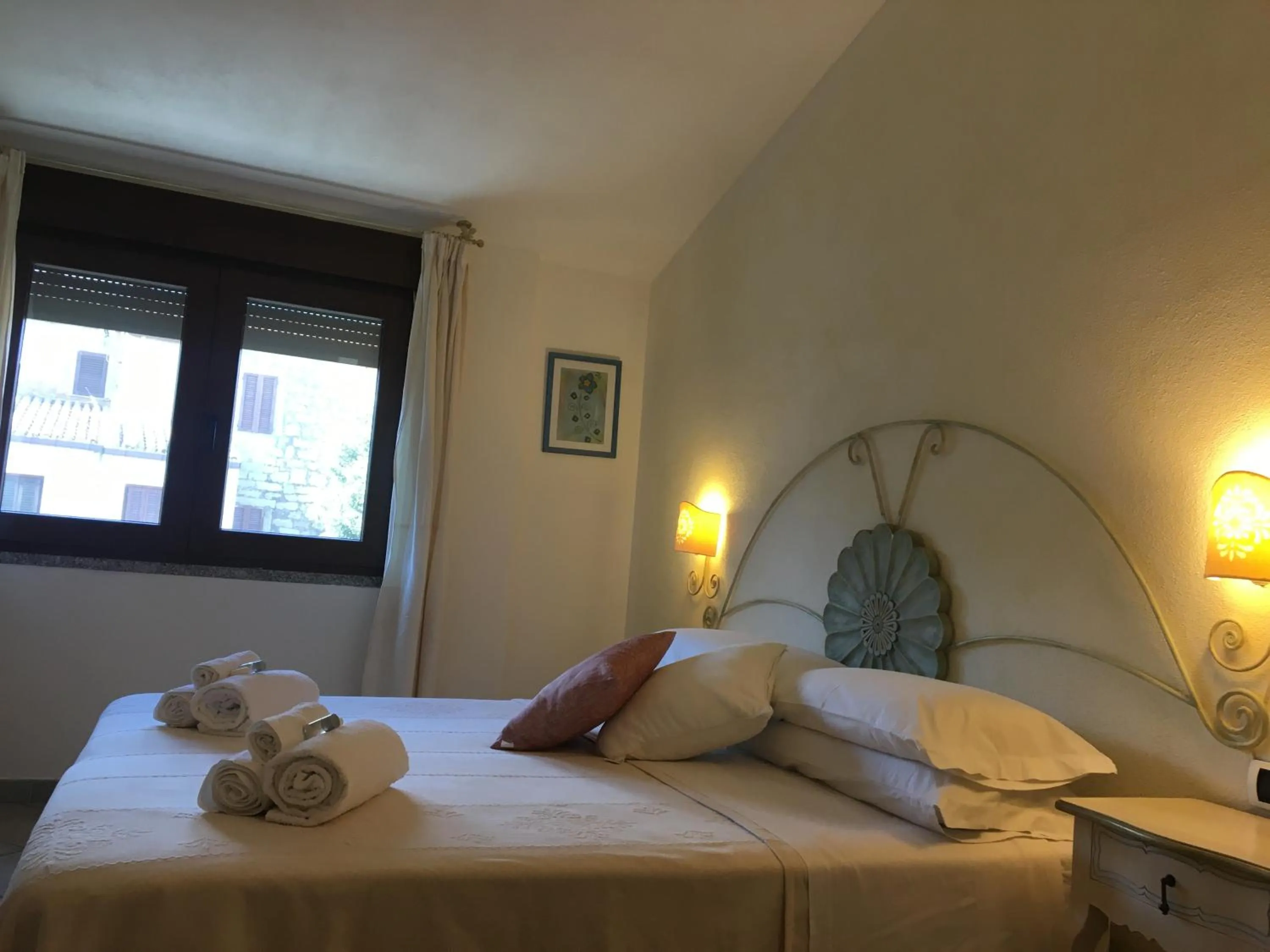 Bed in Hotel Sorgente