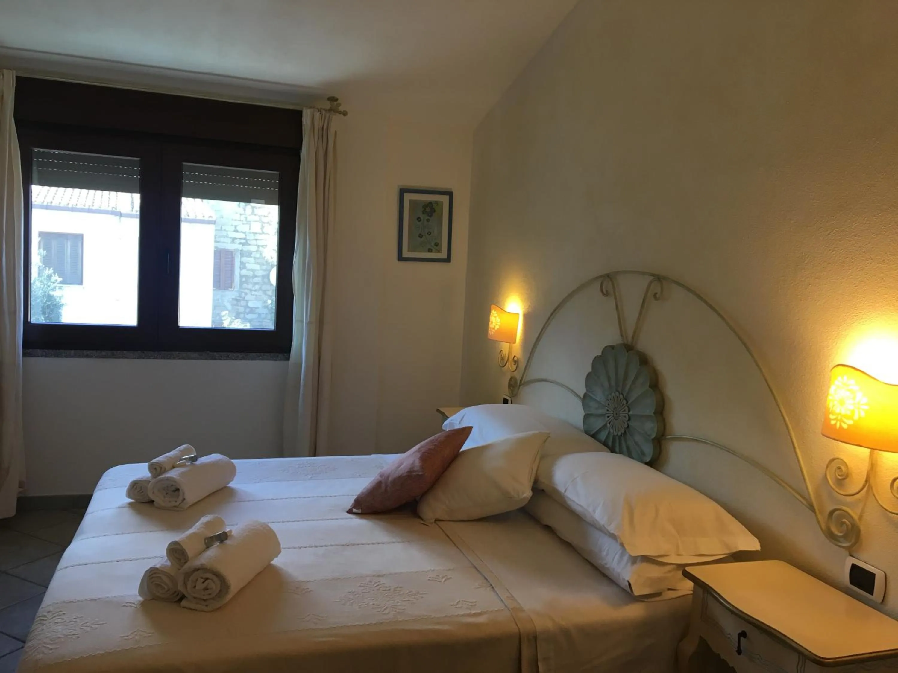 Bed in Hotel Sorgente