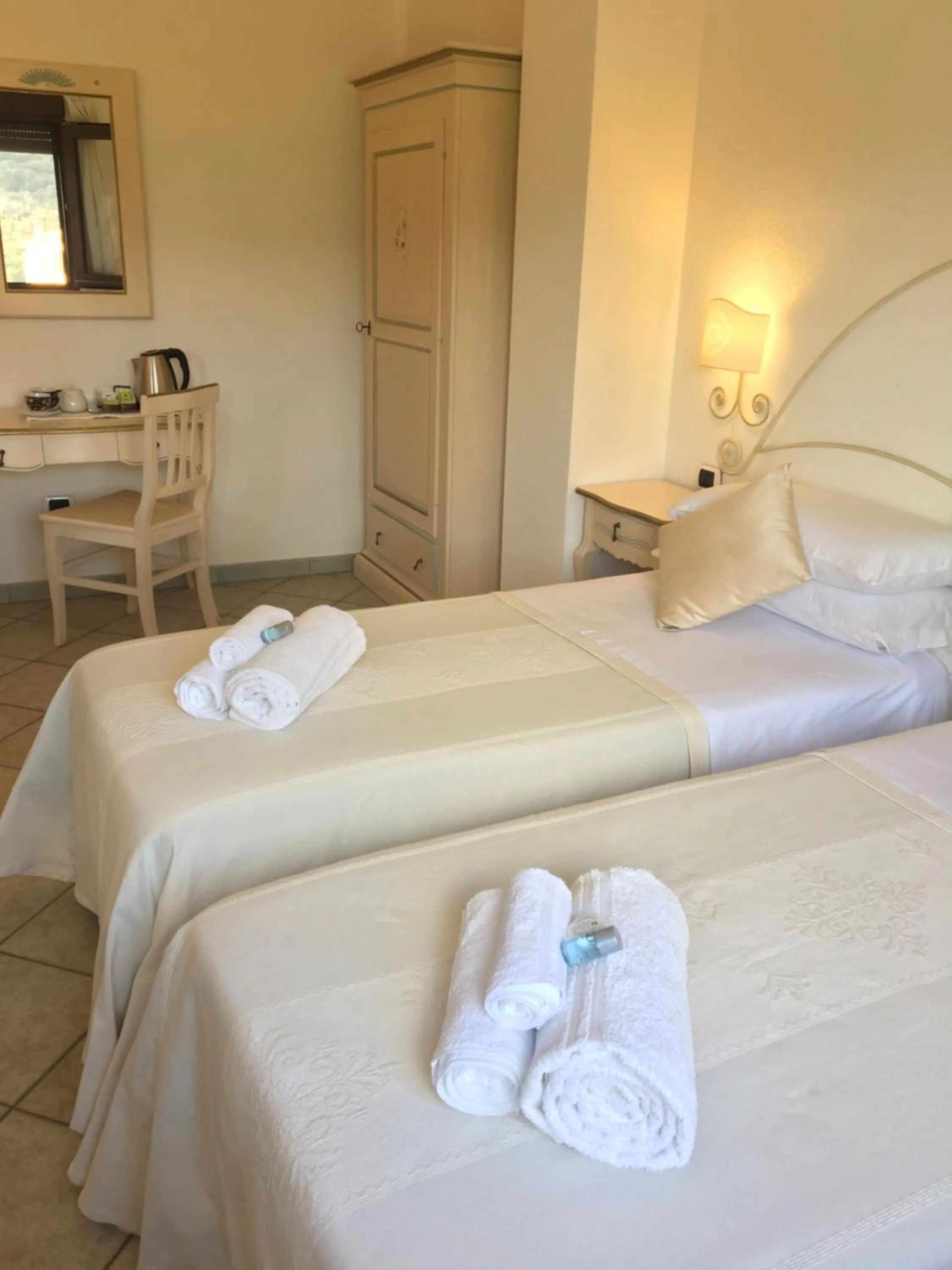 Bed in Hotel Sorgente