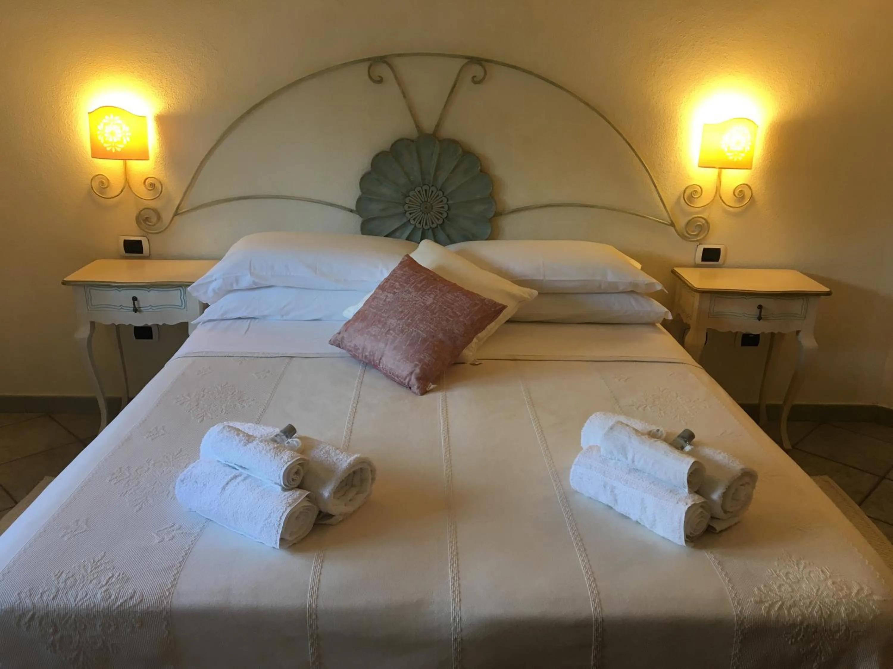 Bed in Hotel Sorgente