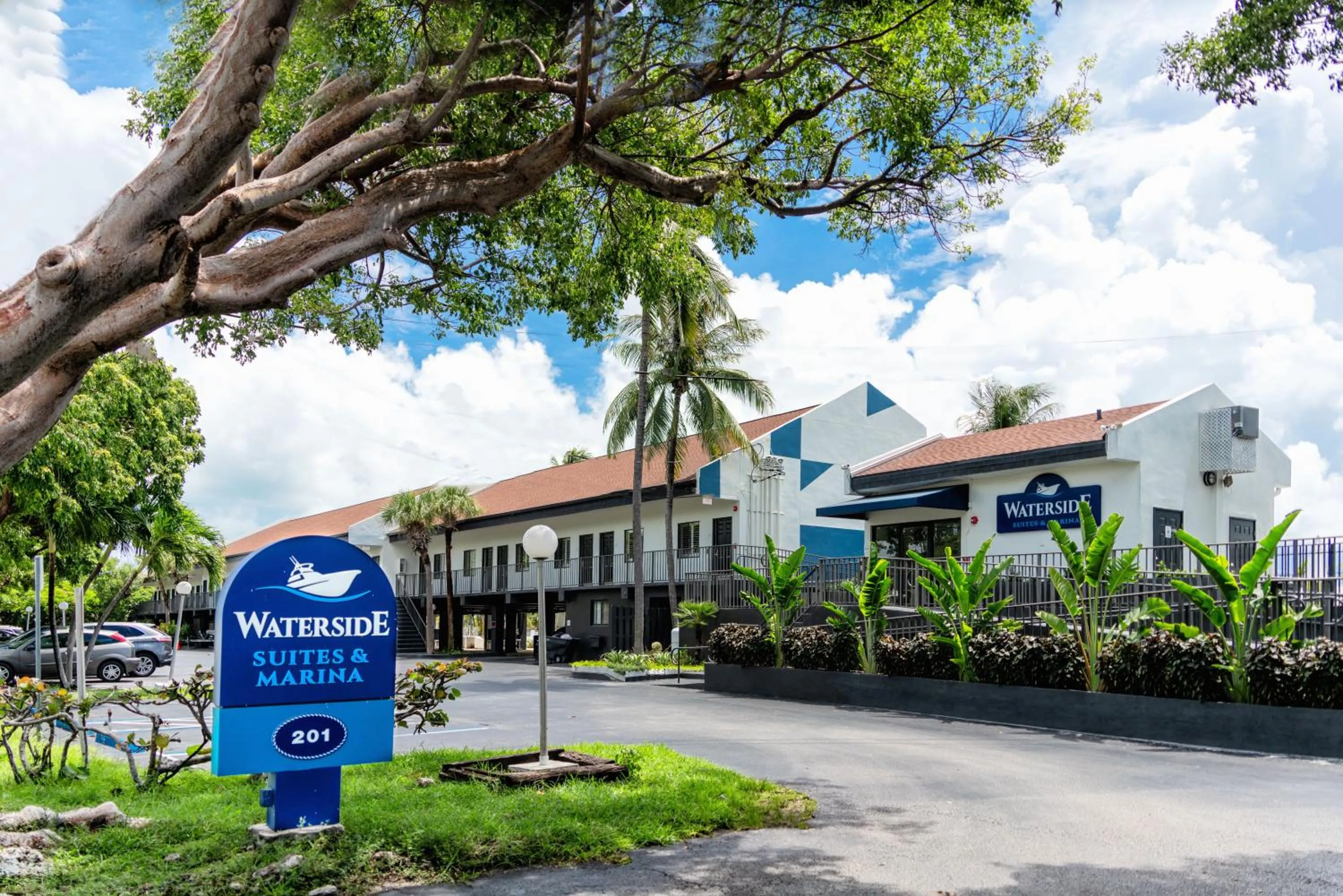 Property building in Waterside Suites and Marina