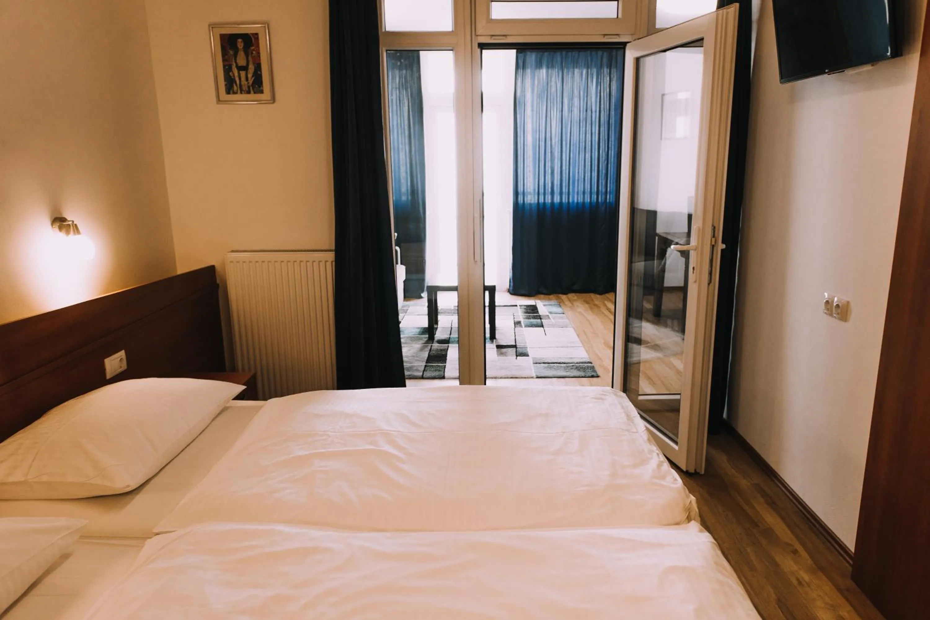 Bed in Hotel Bellevue