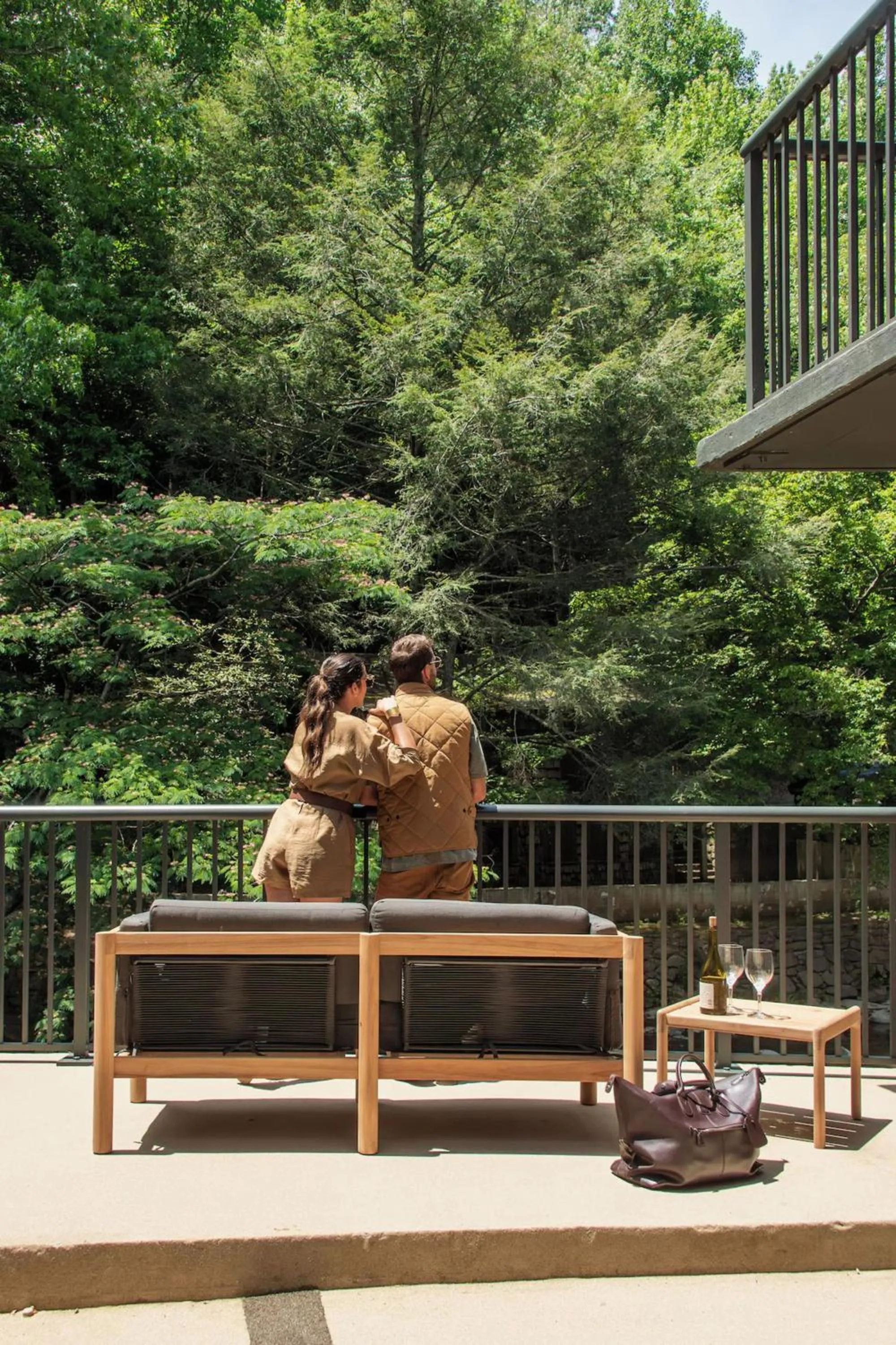 Balcony/Terrace in Historic Rocky Waters Inn, A Small Luxury Hotel