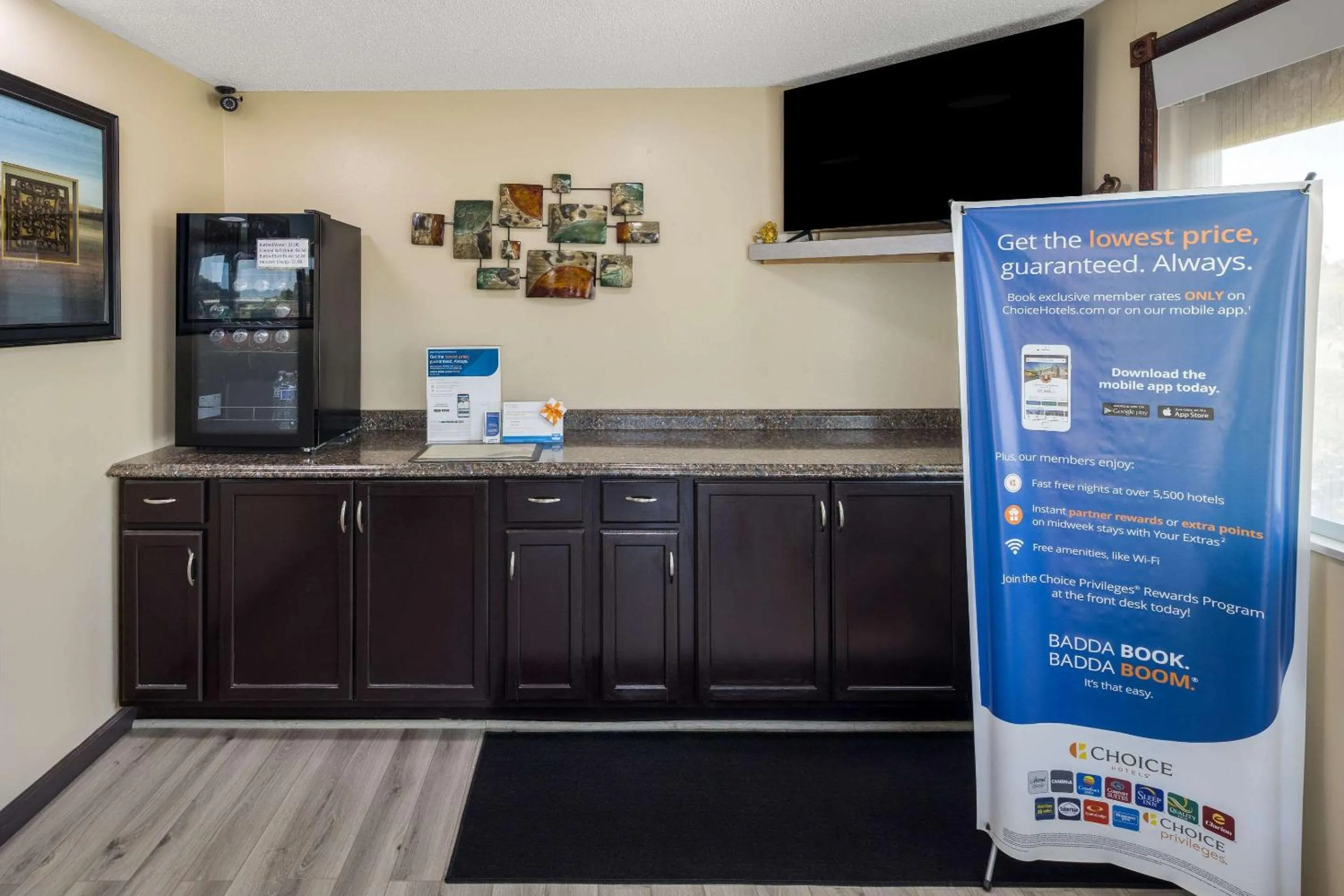 Lobby or reception in Rodeway Inn Ardmore I-65