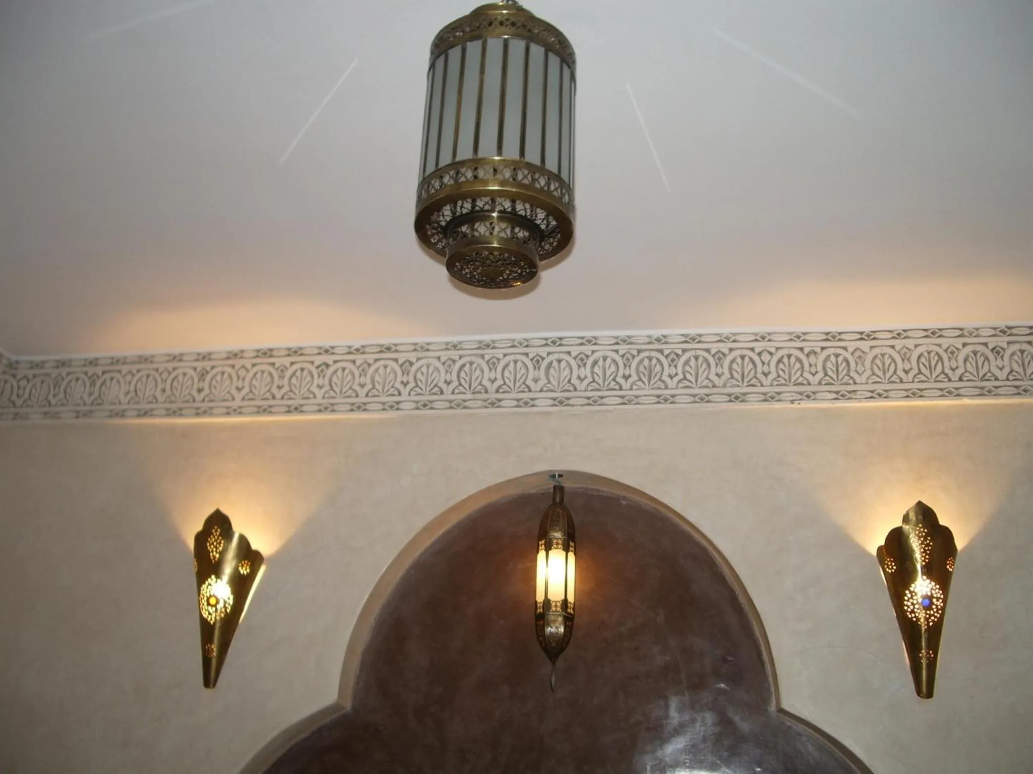 Decorative detail in Riad Belle Epoque