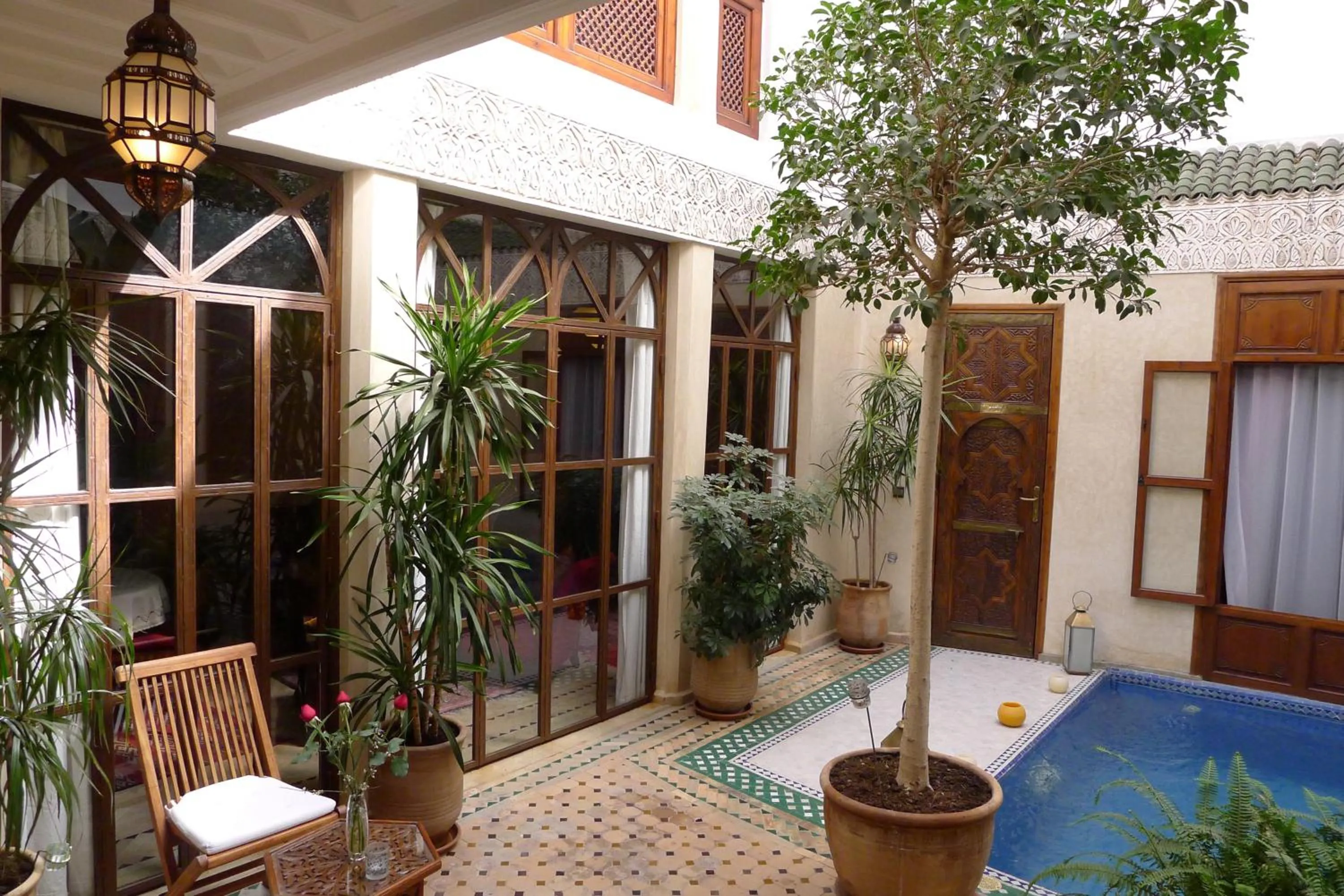 Garden in Riad Belle Epoque