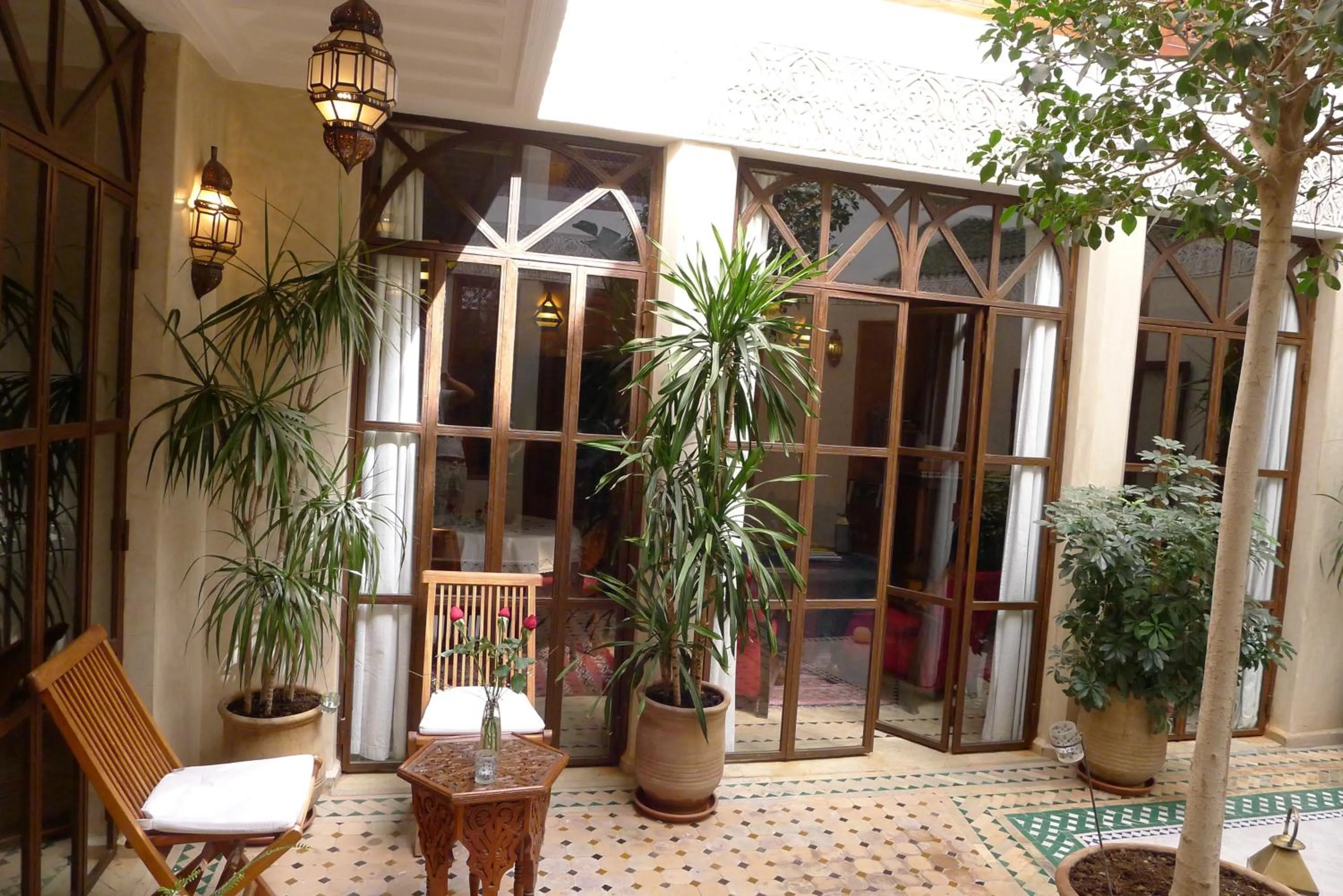 Garden in Riad Belle Epoque