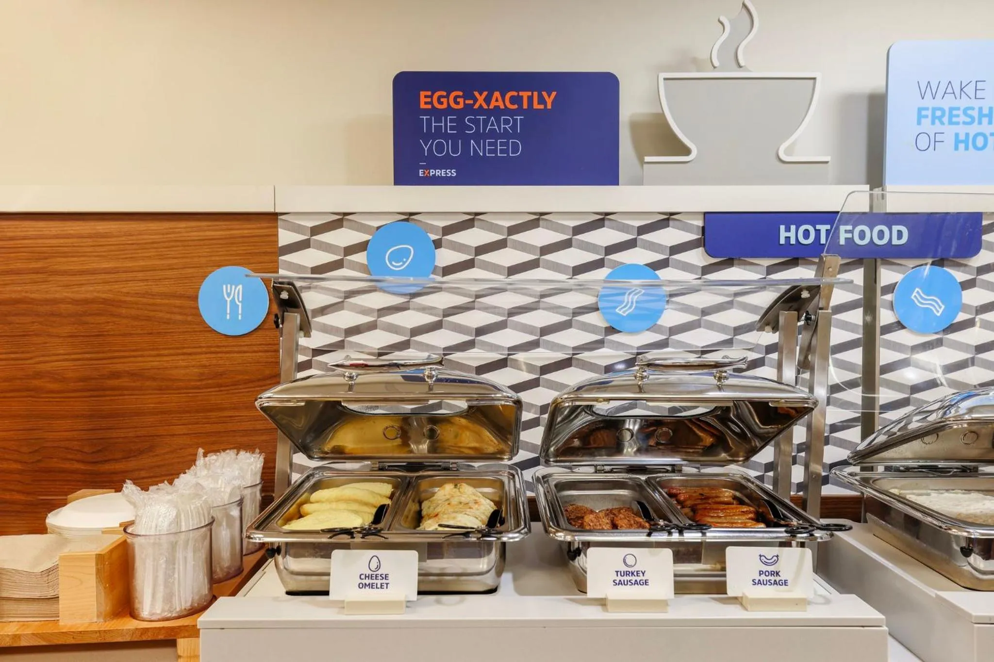 Breakfast in Holiday Inn Express Burlington by IHG