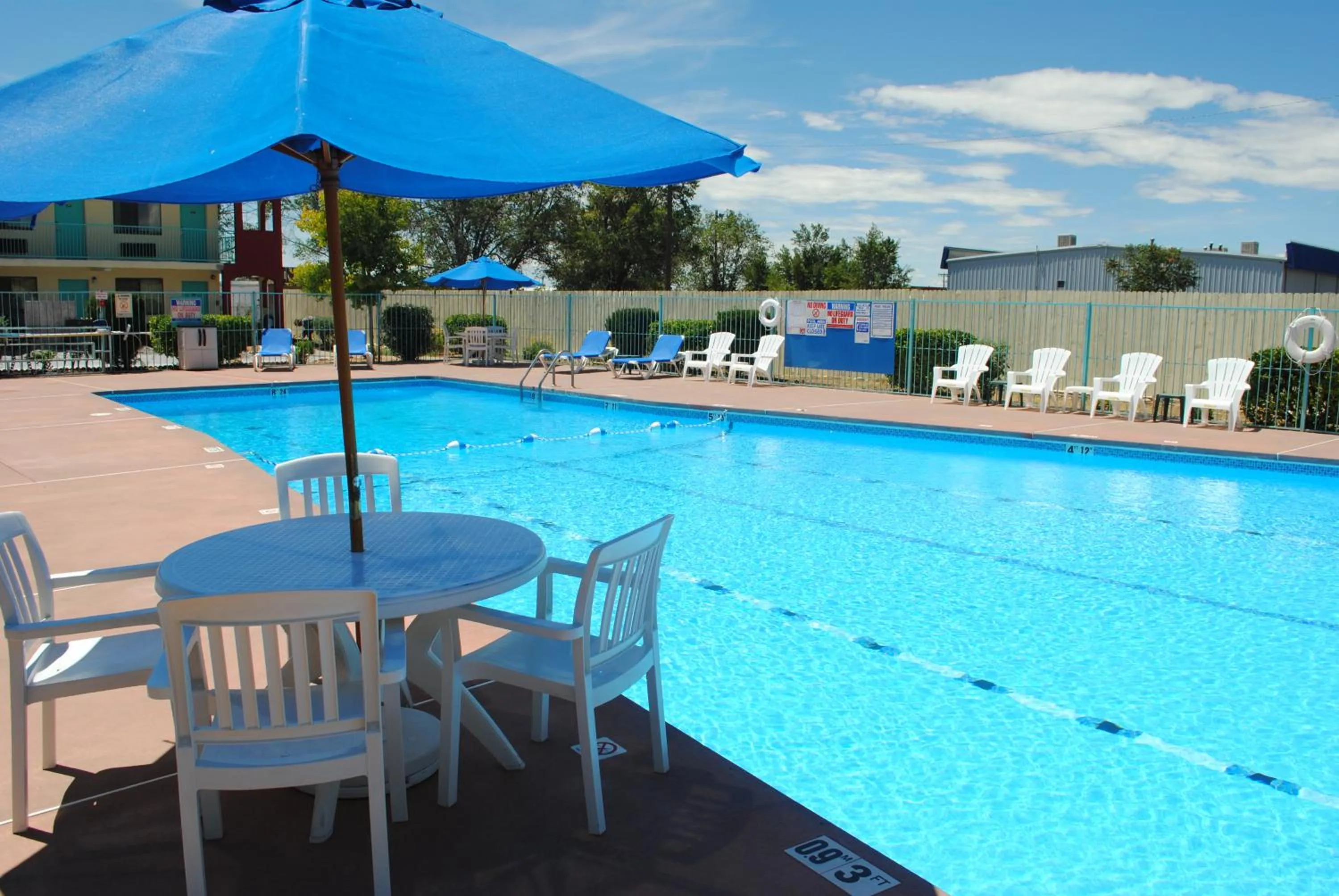 Swimming pool in Days Inn by Wyndham Santa Fe New Mexico
