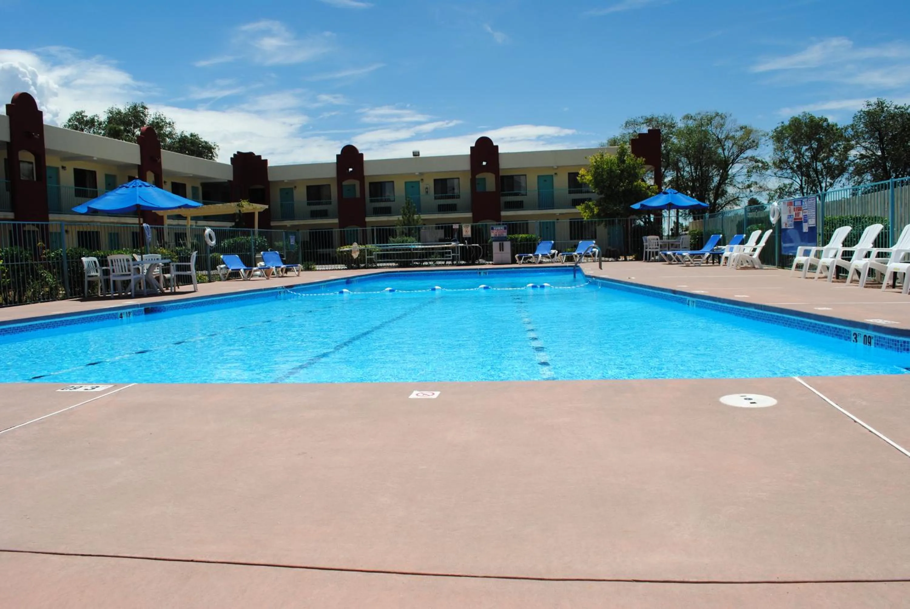 Swimming pool in Days Inn by Wyndham Santa Fe New Mexico