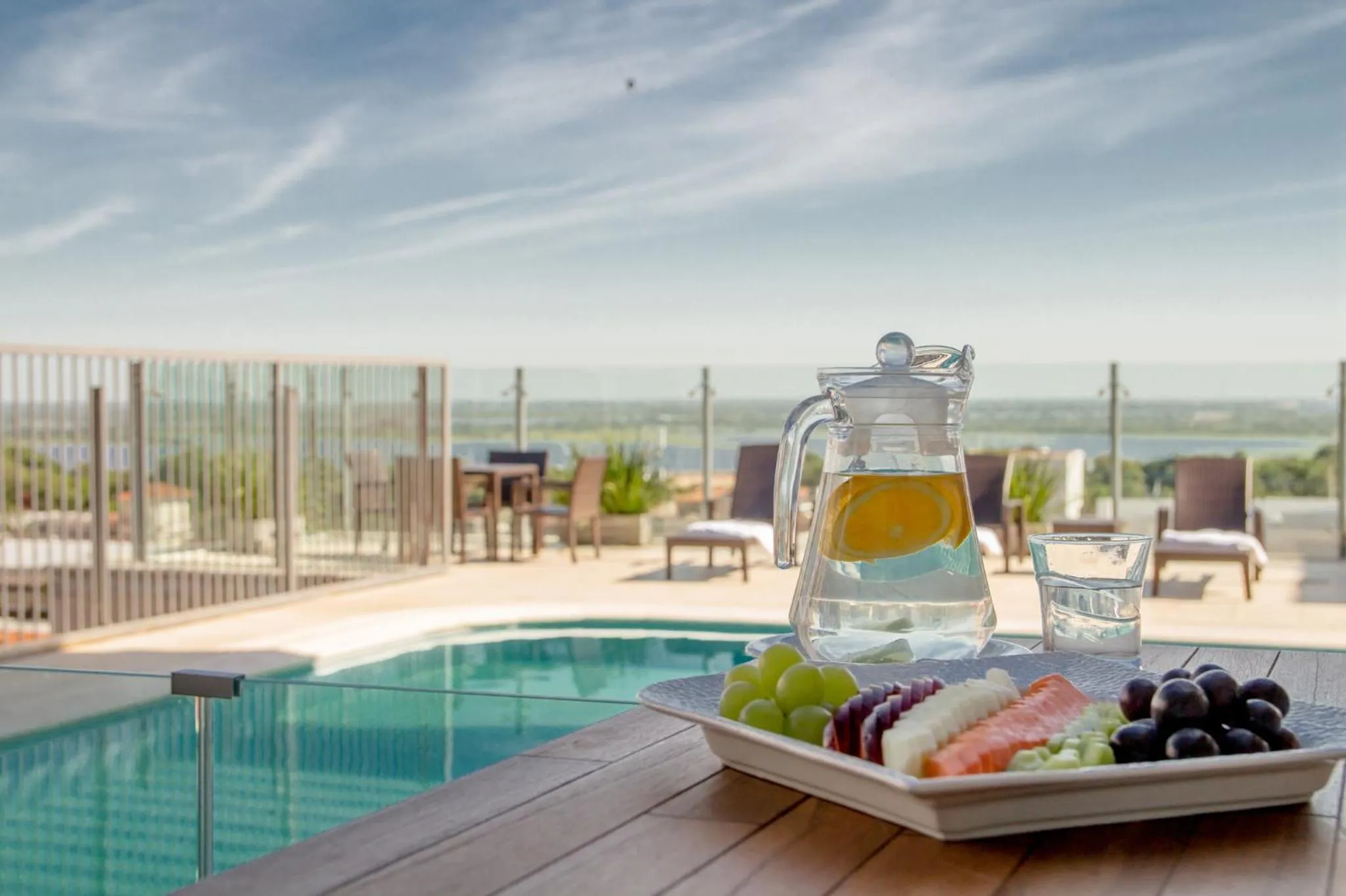 Swimming pool in Crowne Plaza Asunción by IHG