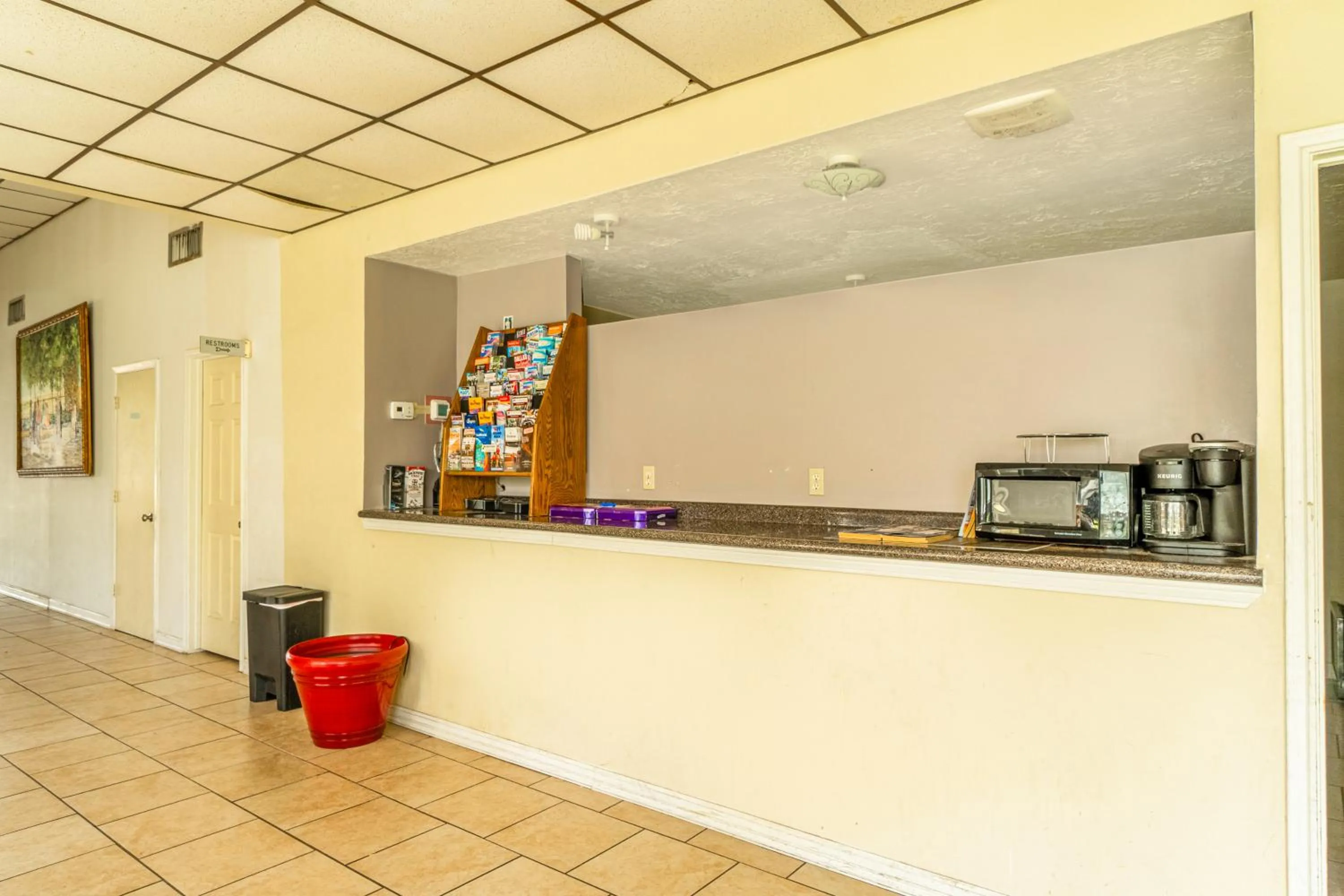 Lobby or reception in Economy Inn By OYO Livingston TX Hwy 59