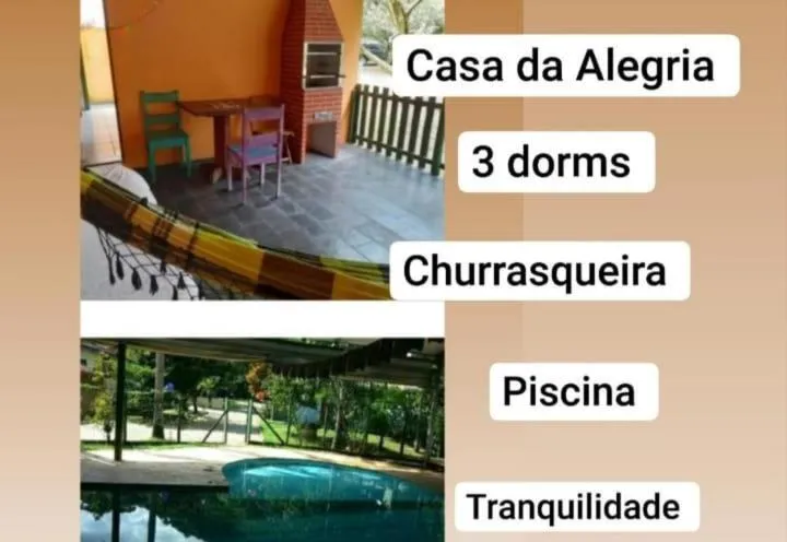 BBQ facilities in Alegria casa 3 dorms Cond Fechado churrasqueira piscina