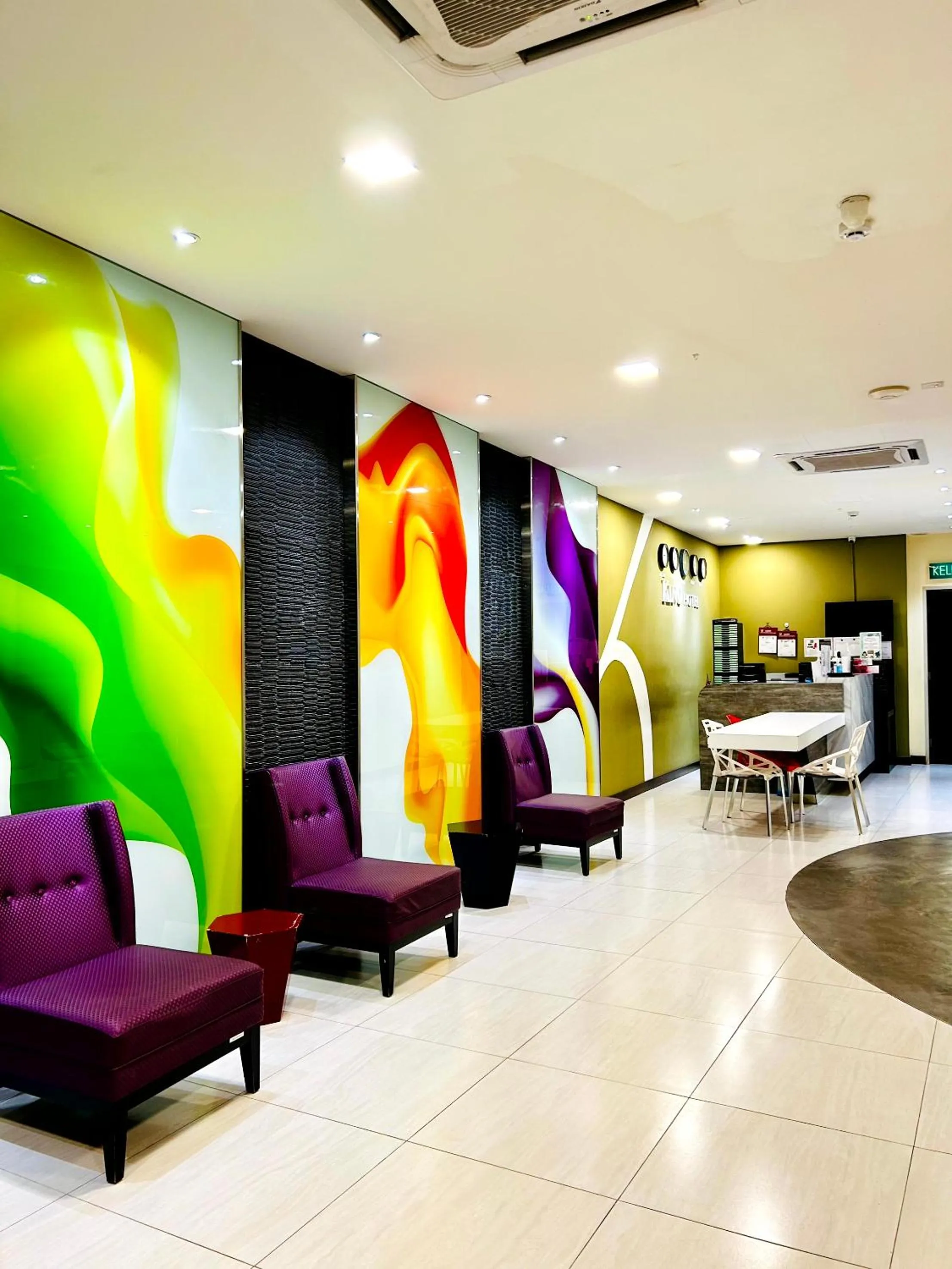 Lobby or reception in Kino Hotel