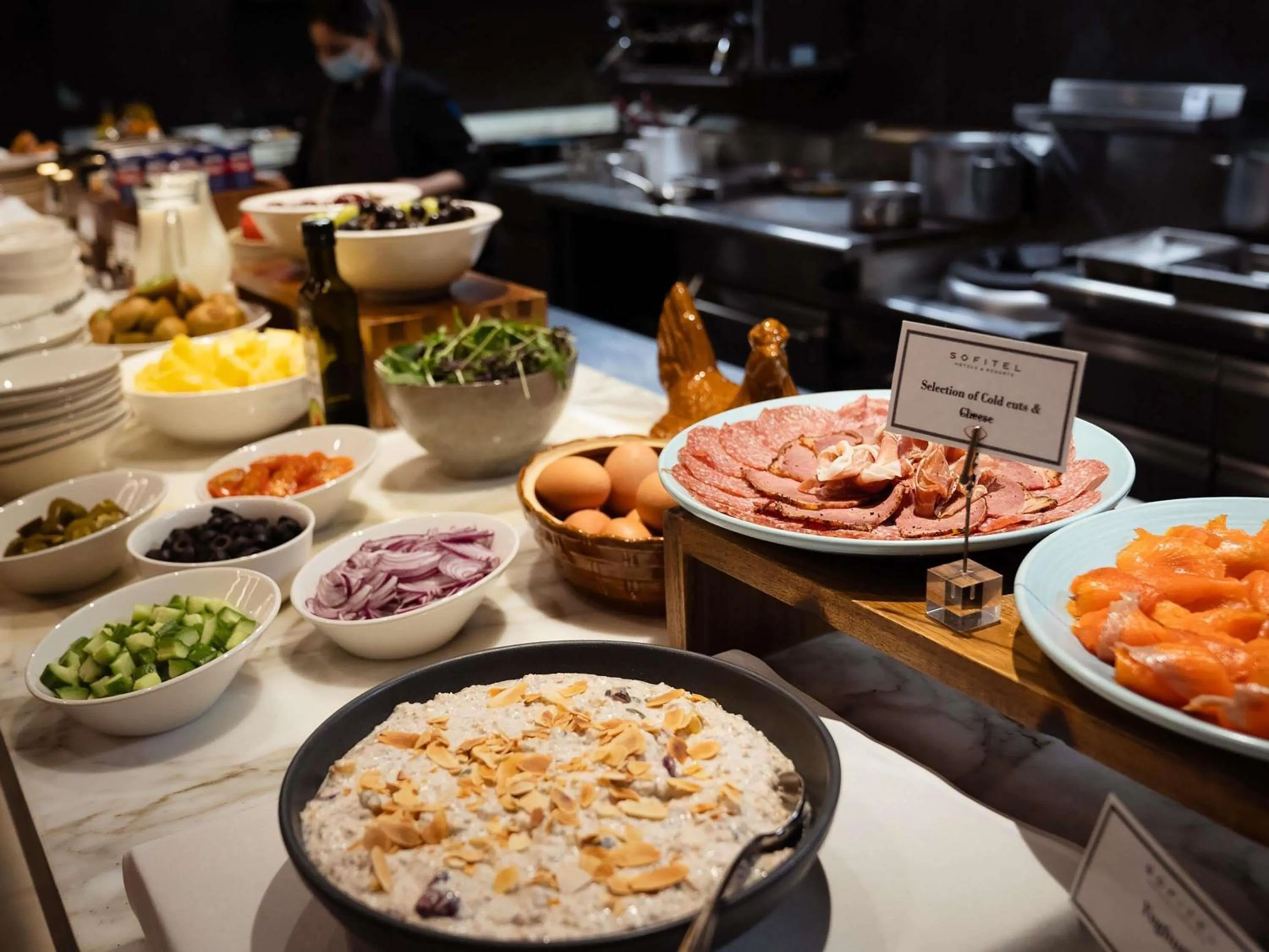 Breakfast in Sofitel Auckland Viaduct Harbour