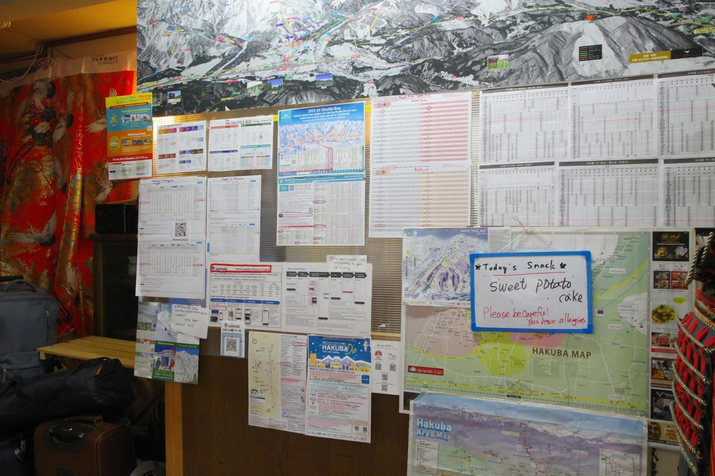 Living room in Hakuba Ski-Kan