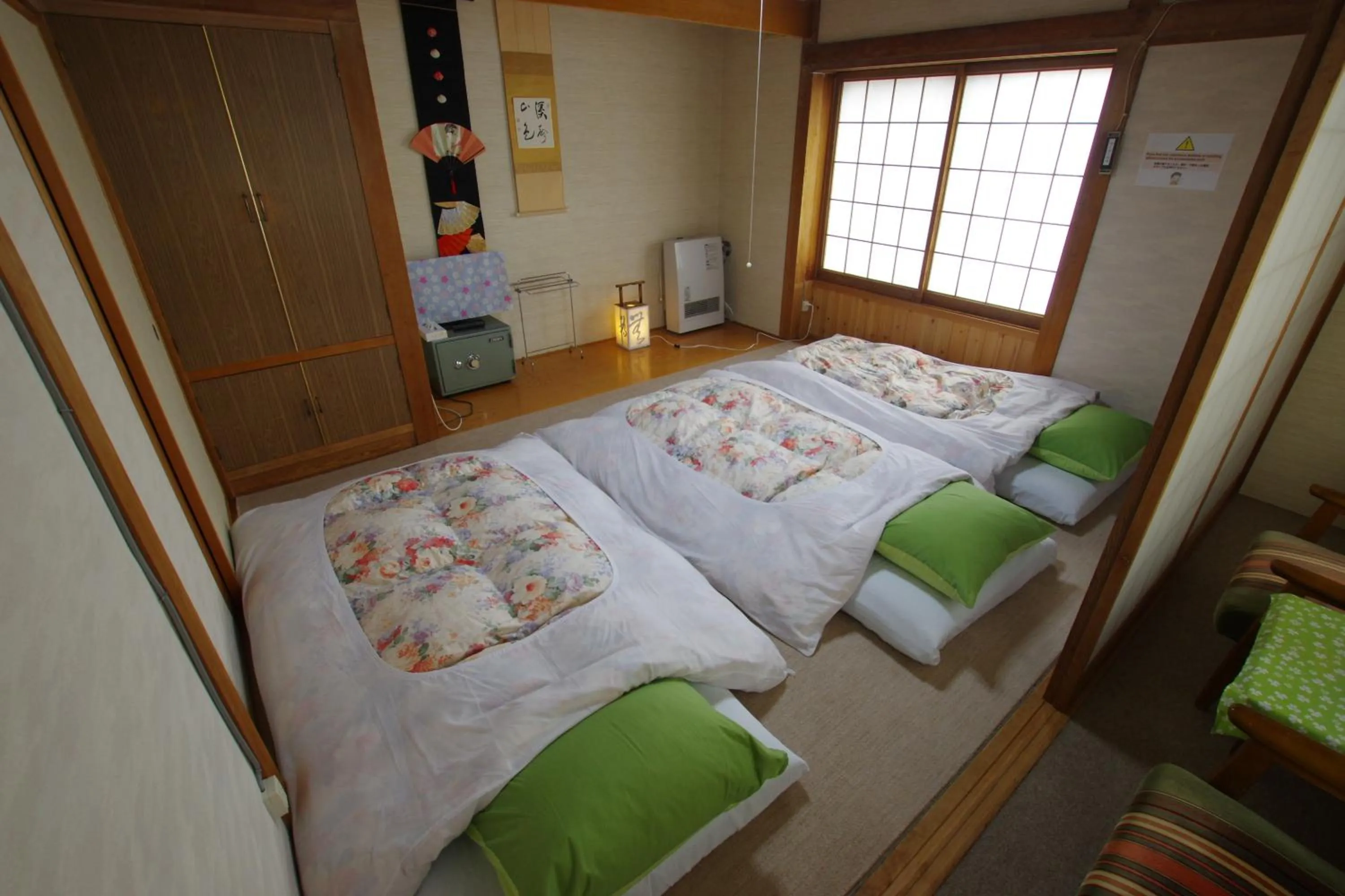 Bed in Hakuba Ski-Kan