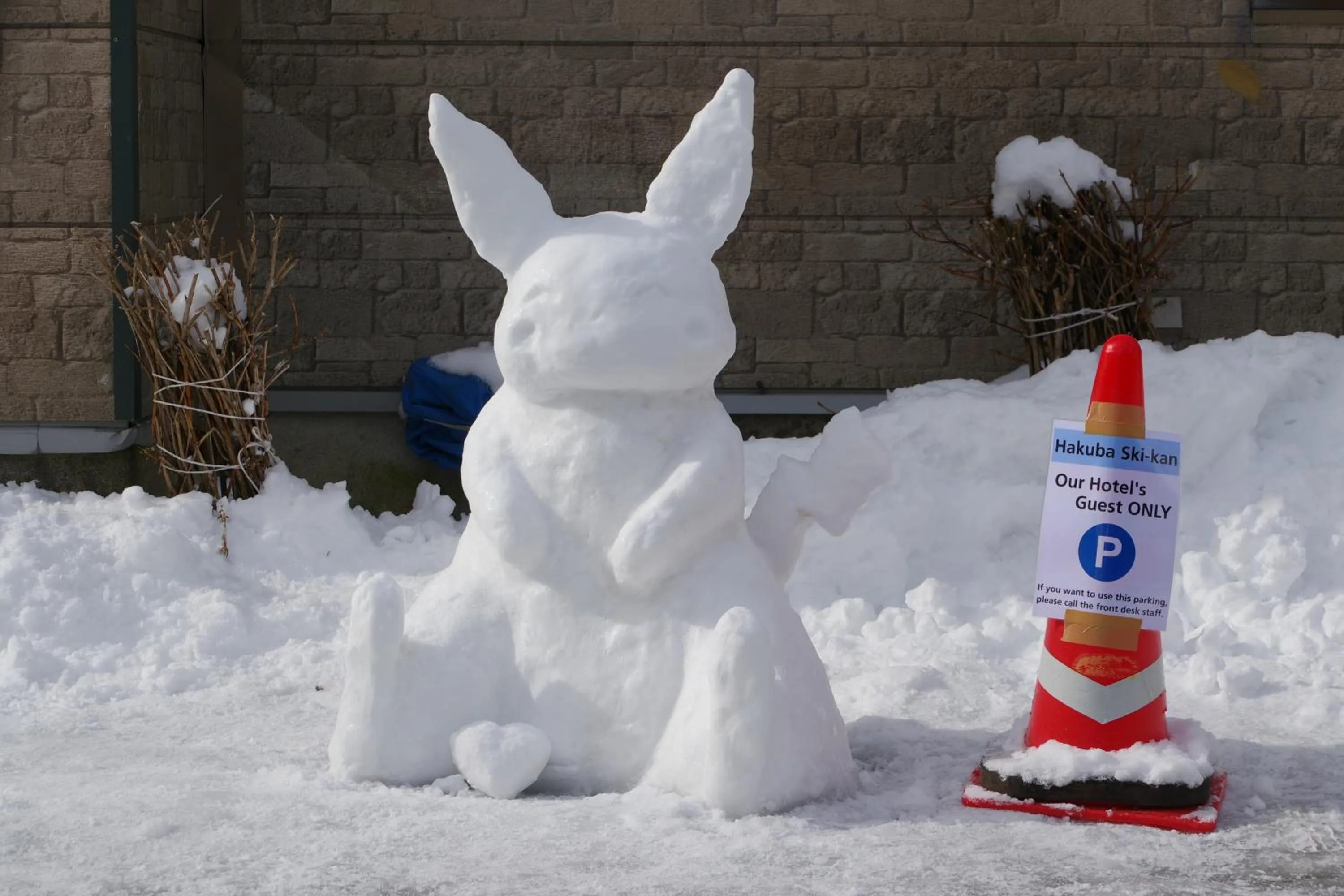 Parking in Hakuba Ski-Kan