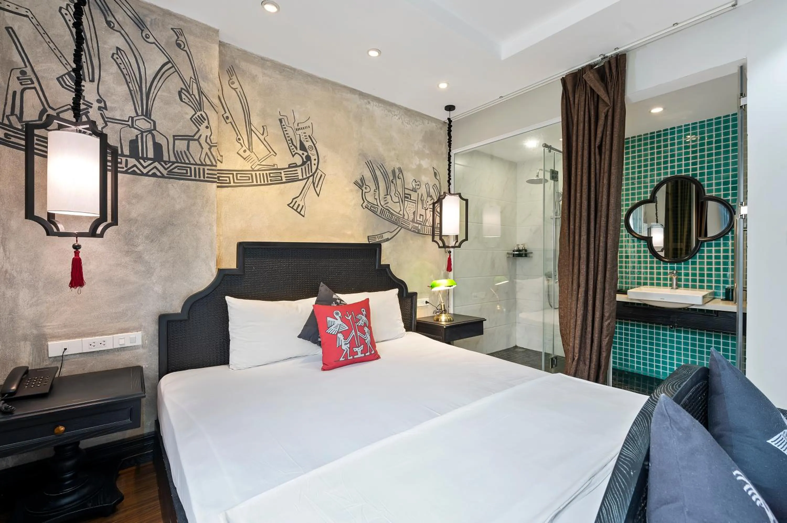 Bed in 22Land Residence Hotel & Spa 52 Ngo Huyen