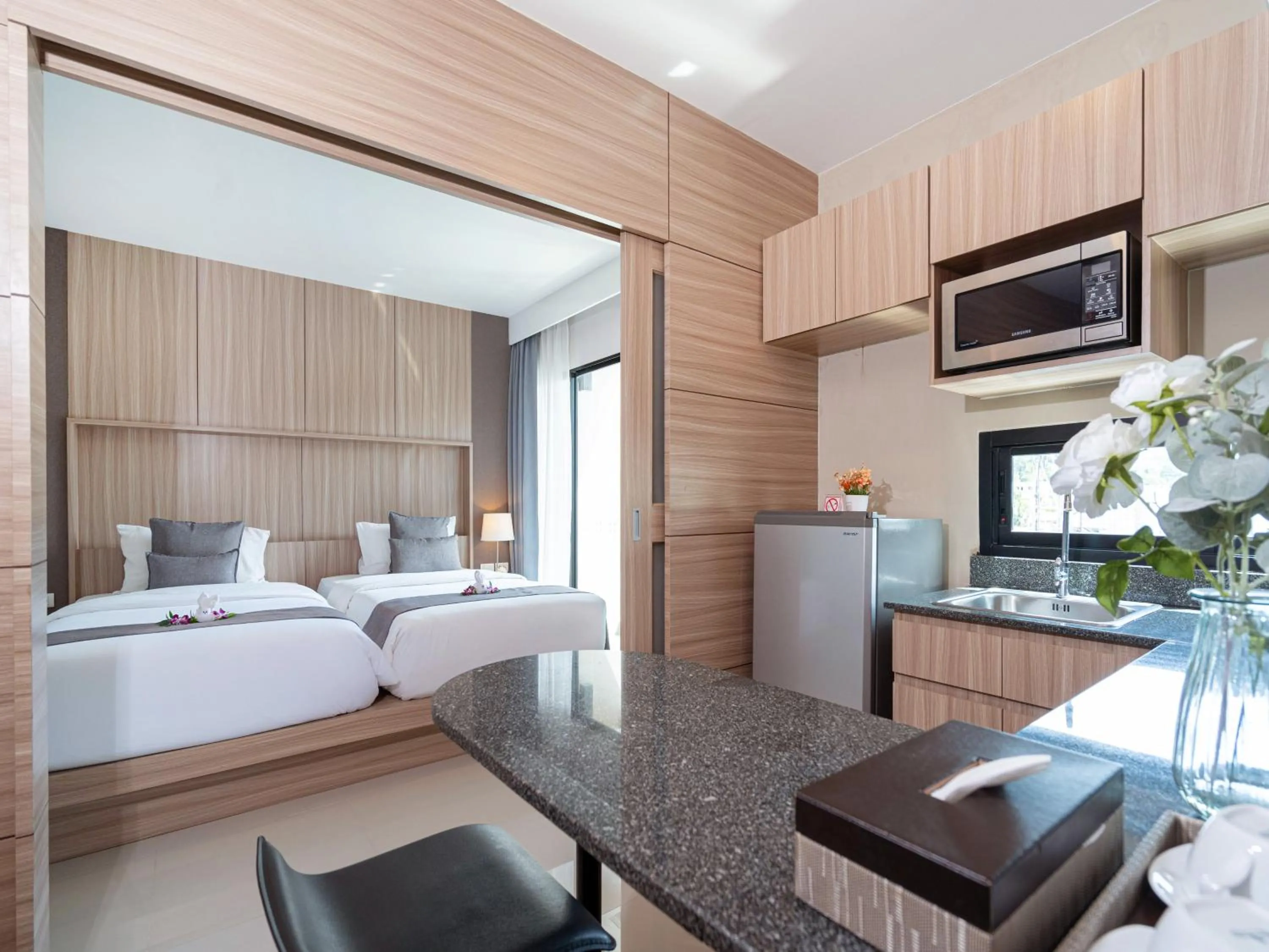 Bedroom in Patong Bay Residence