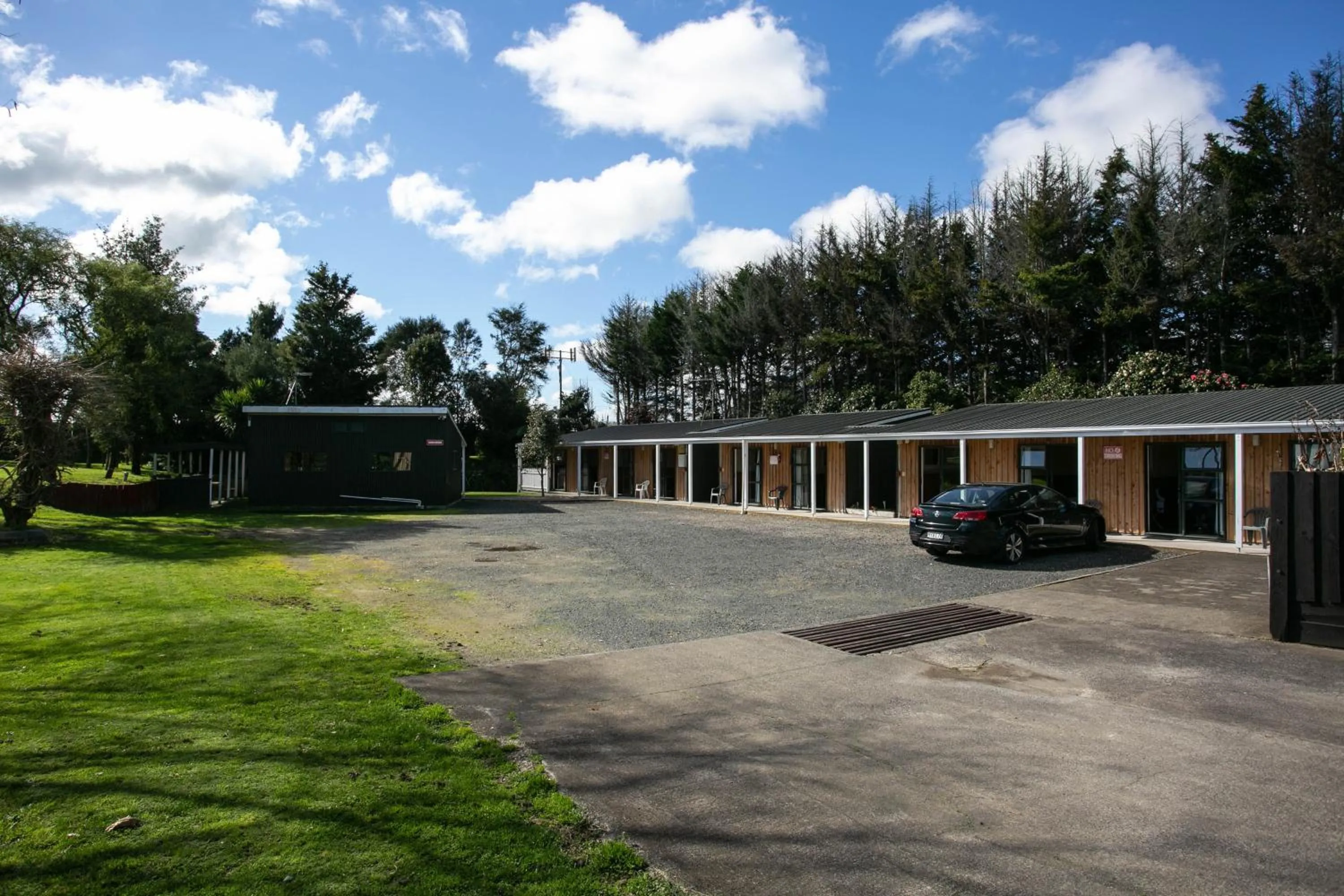 Property building in Mystery Creek Motel