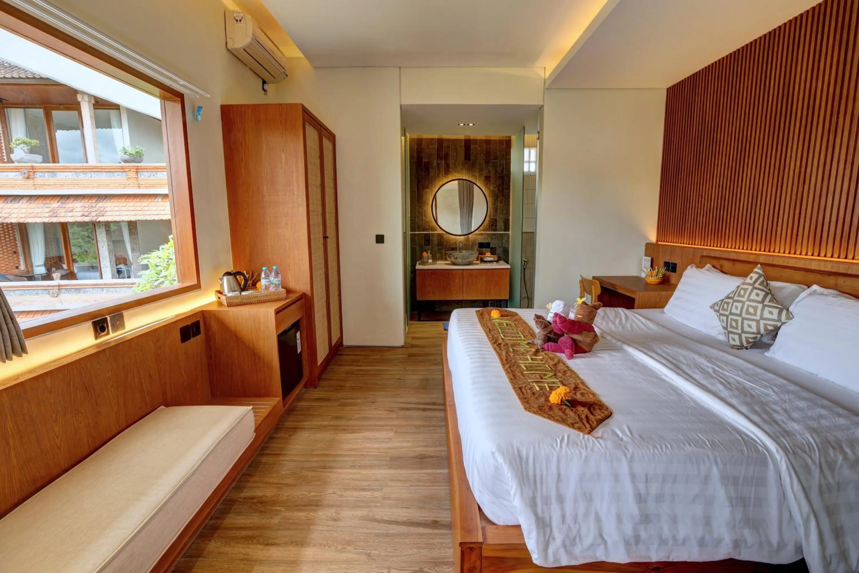 Bed in Kun - Kun Guest House Ubud