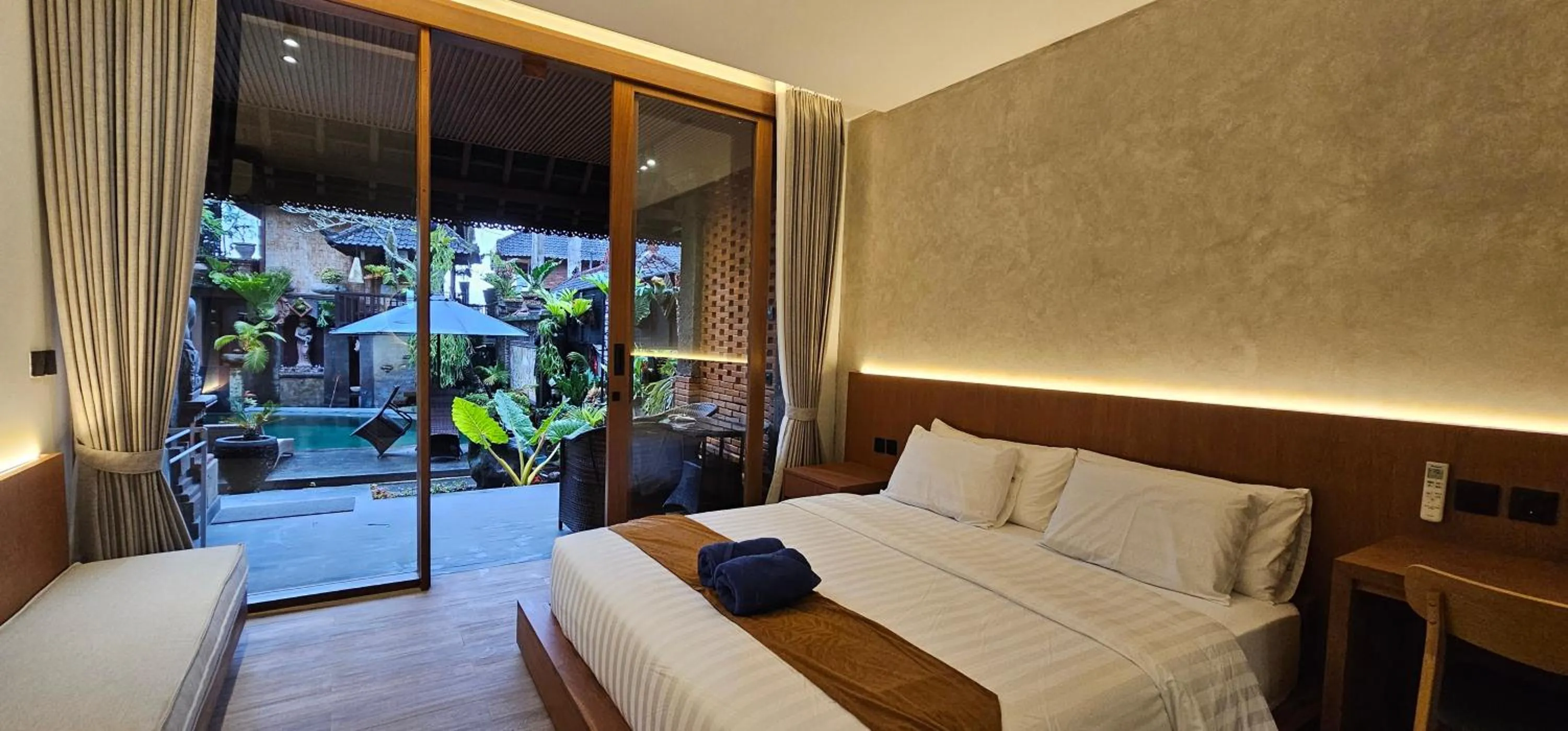 Bed in Kun - Kun Guest House Ubud