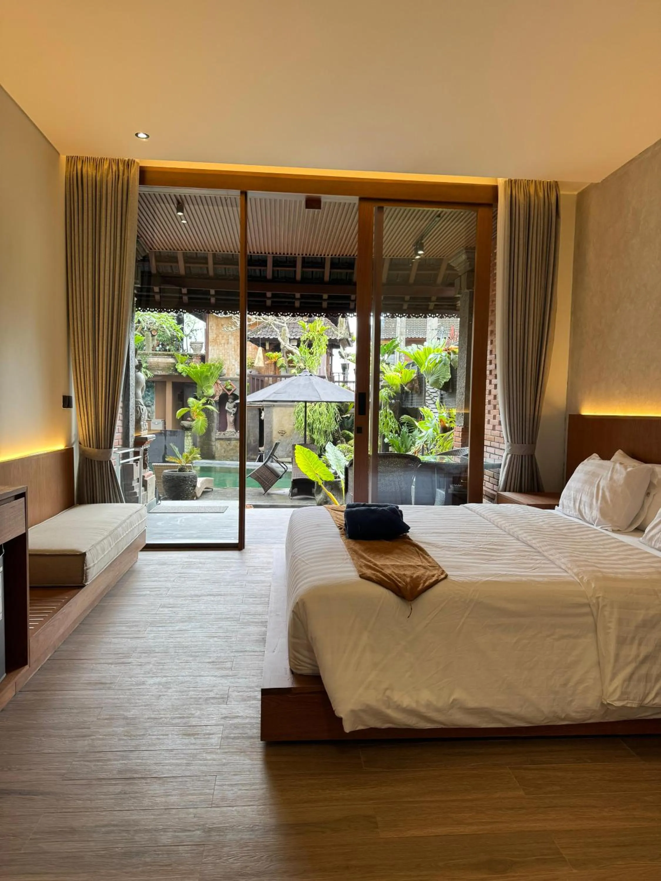 Bed in Kun - Kun Guest House Ubud