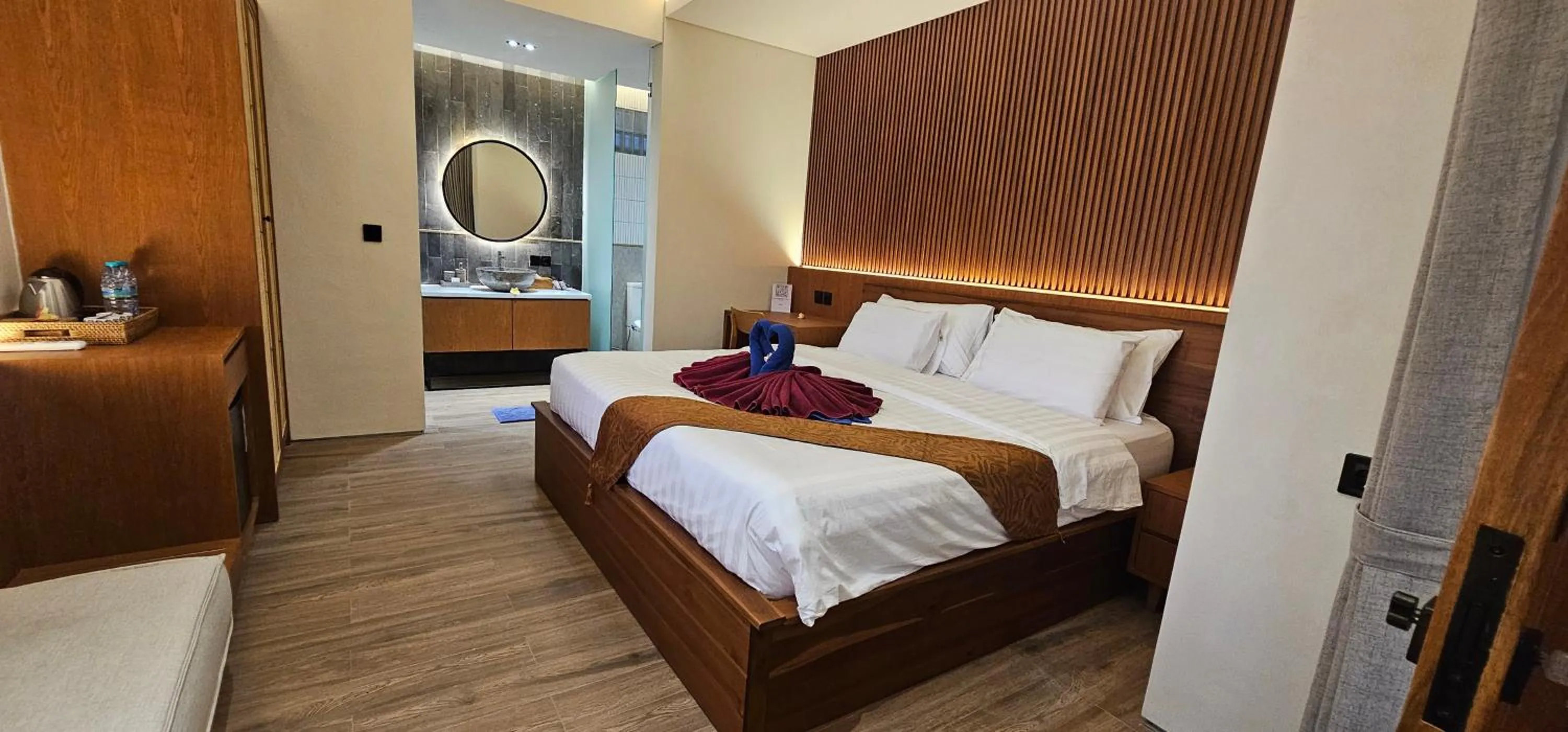 Bed in Kun - Kun Guest House Ubud