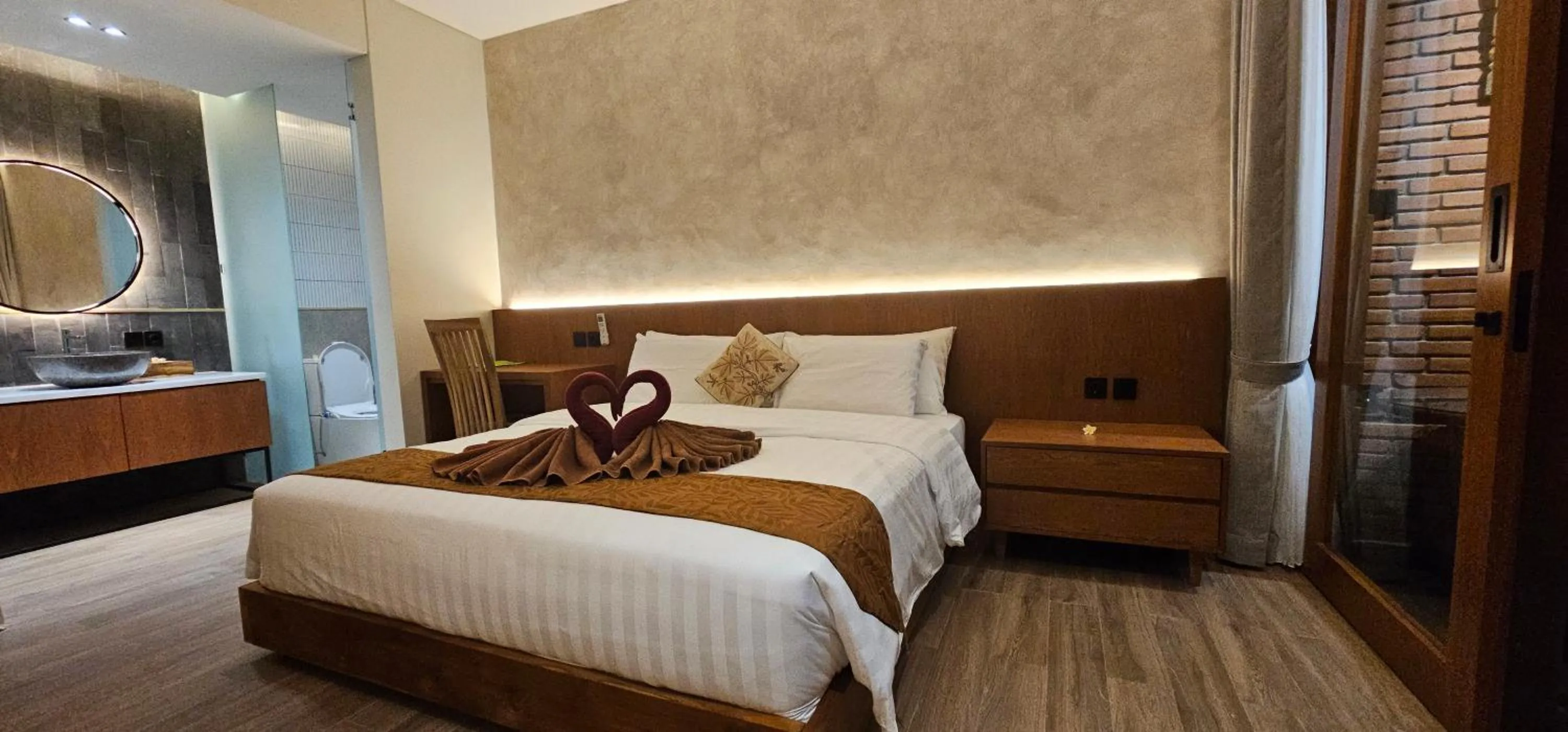 Bed in Kun - Kun Guest House Ubud