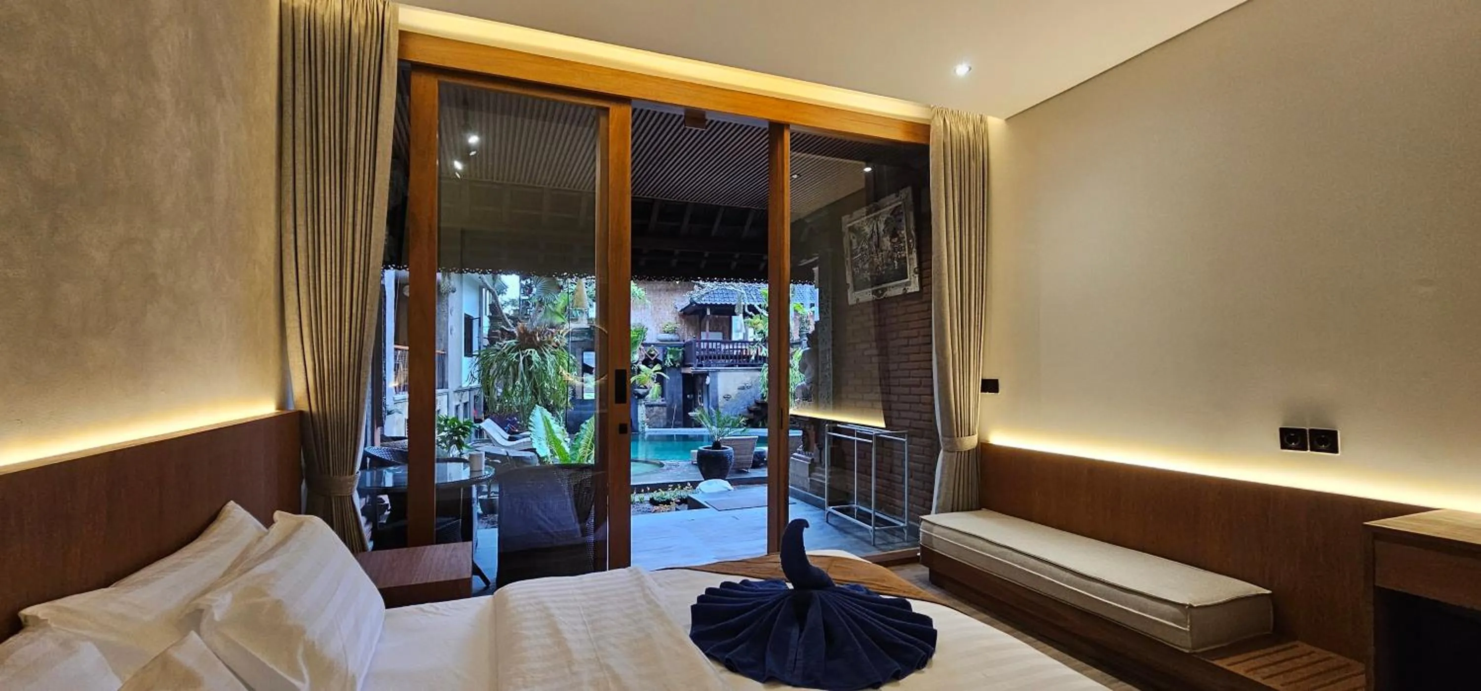 Bed in Kun - Kun Guest House Ubud