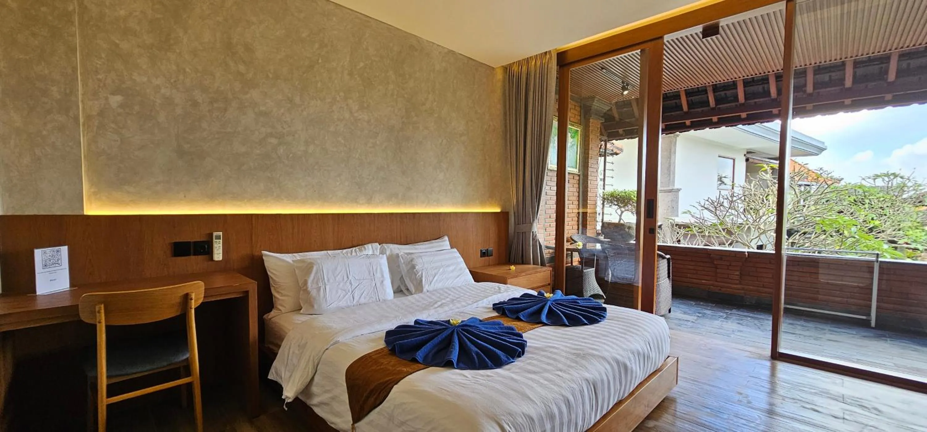 Bed in Kun - Kun Guest House Ubud