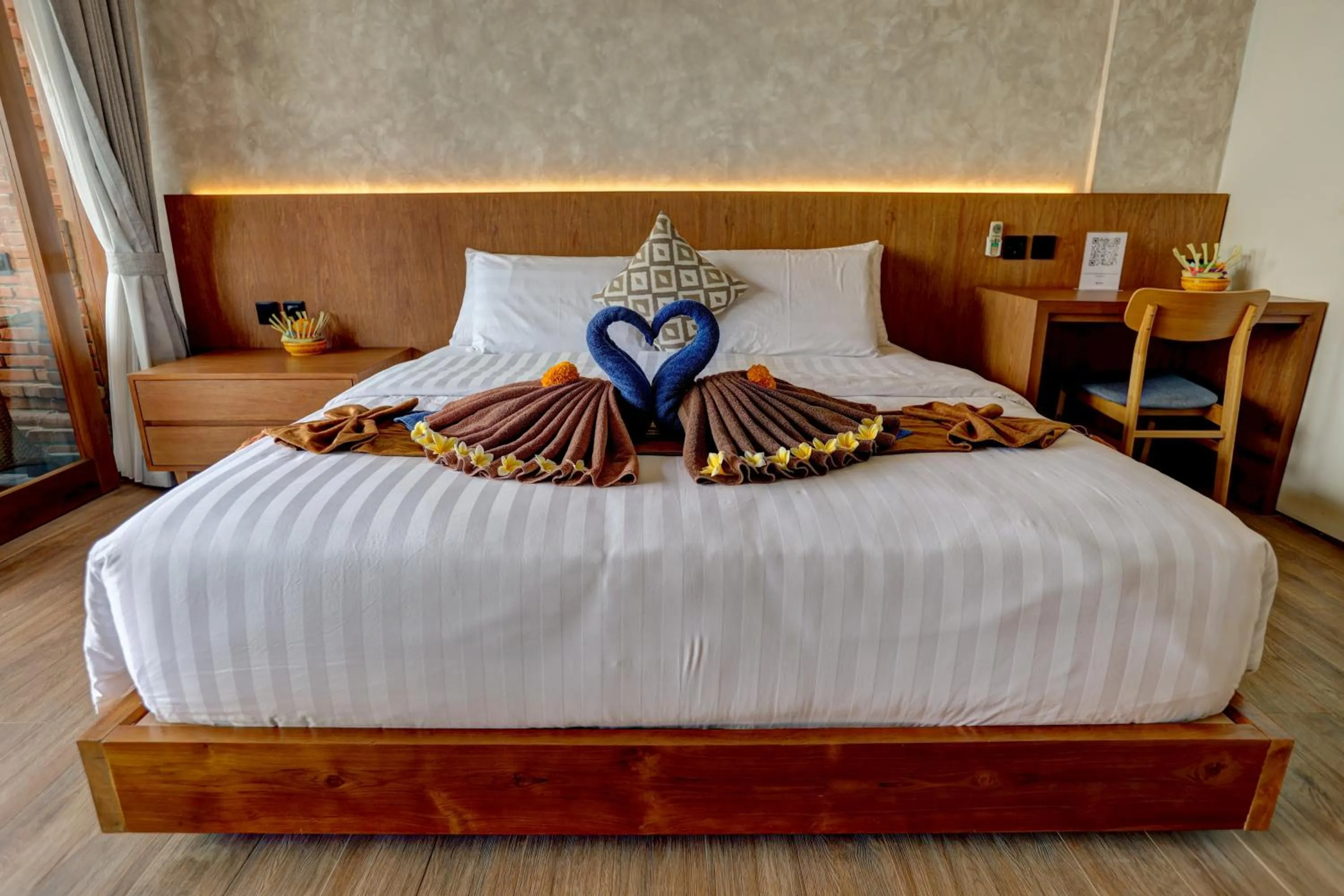 Bed in Kun - Kun Guest House Ubud