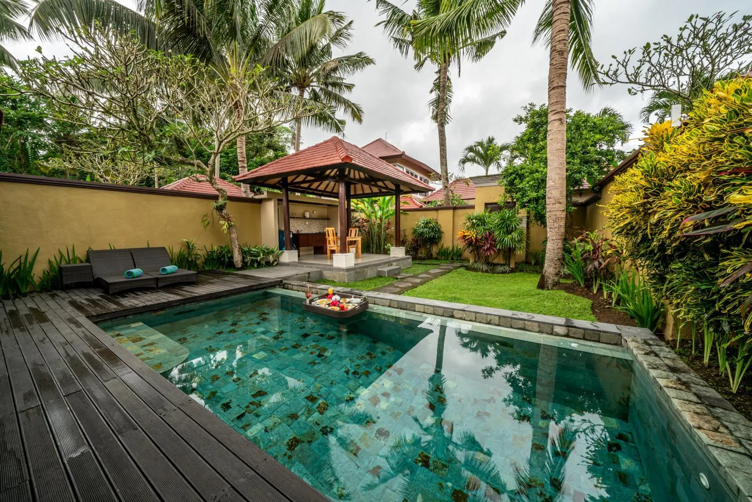 Pool view in The Kampung Ubud Villa