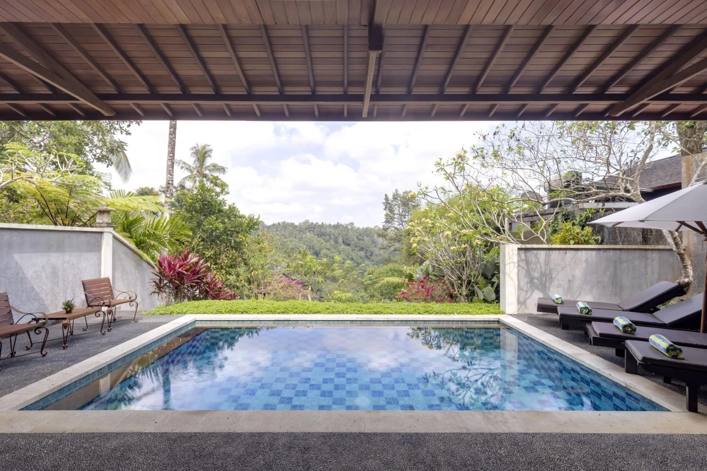 Pool view in Rijasa Agung Resort and Villas