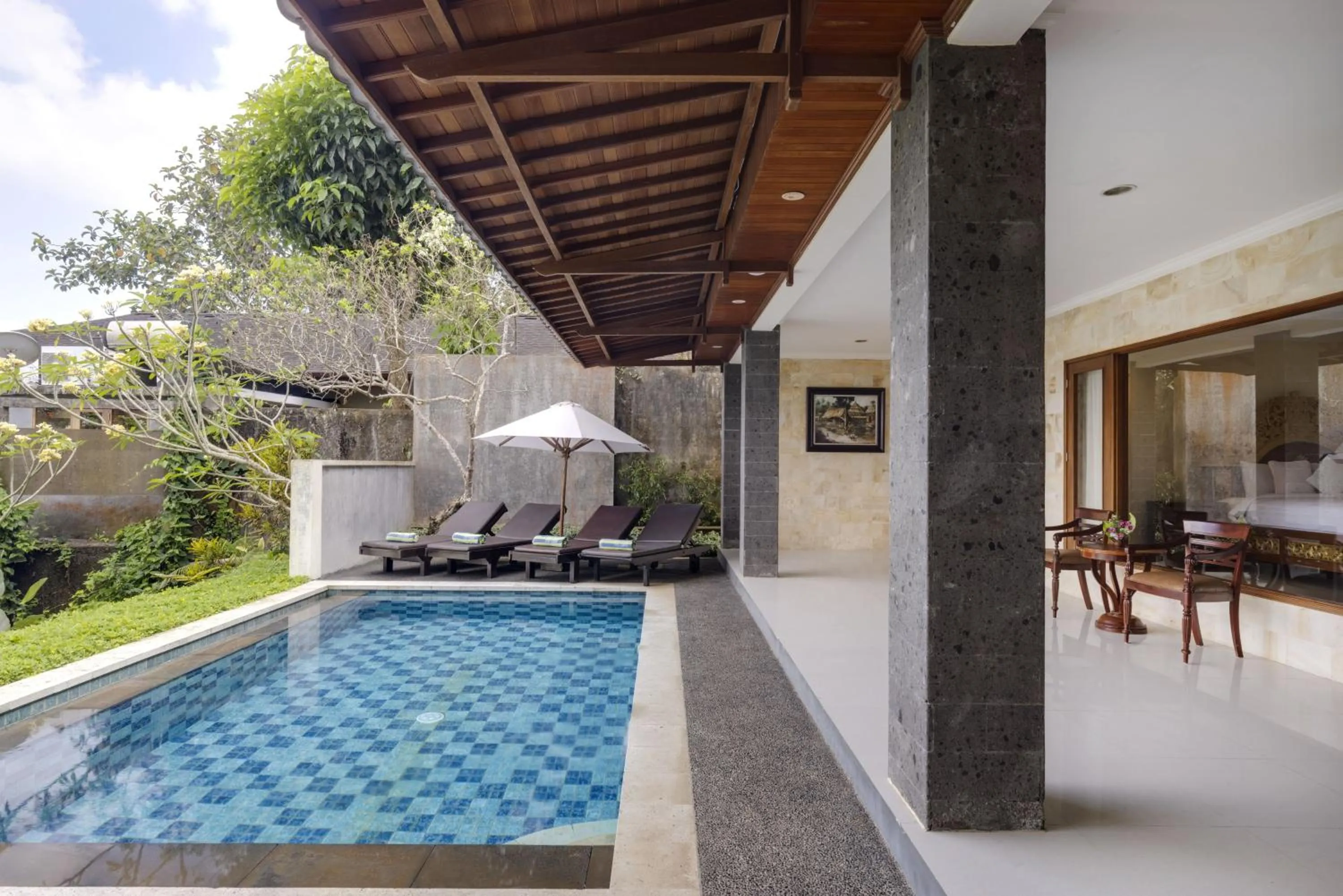Pool view in Rijasa Agung Resort and Villas